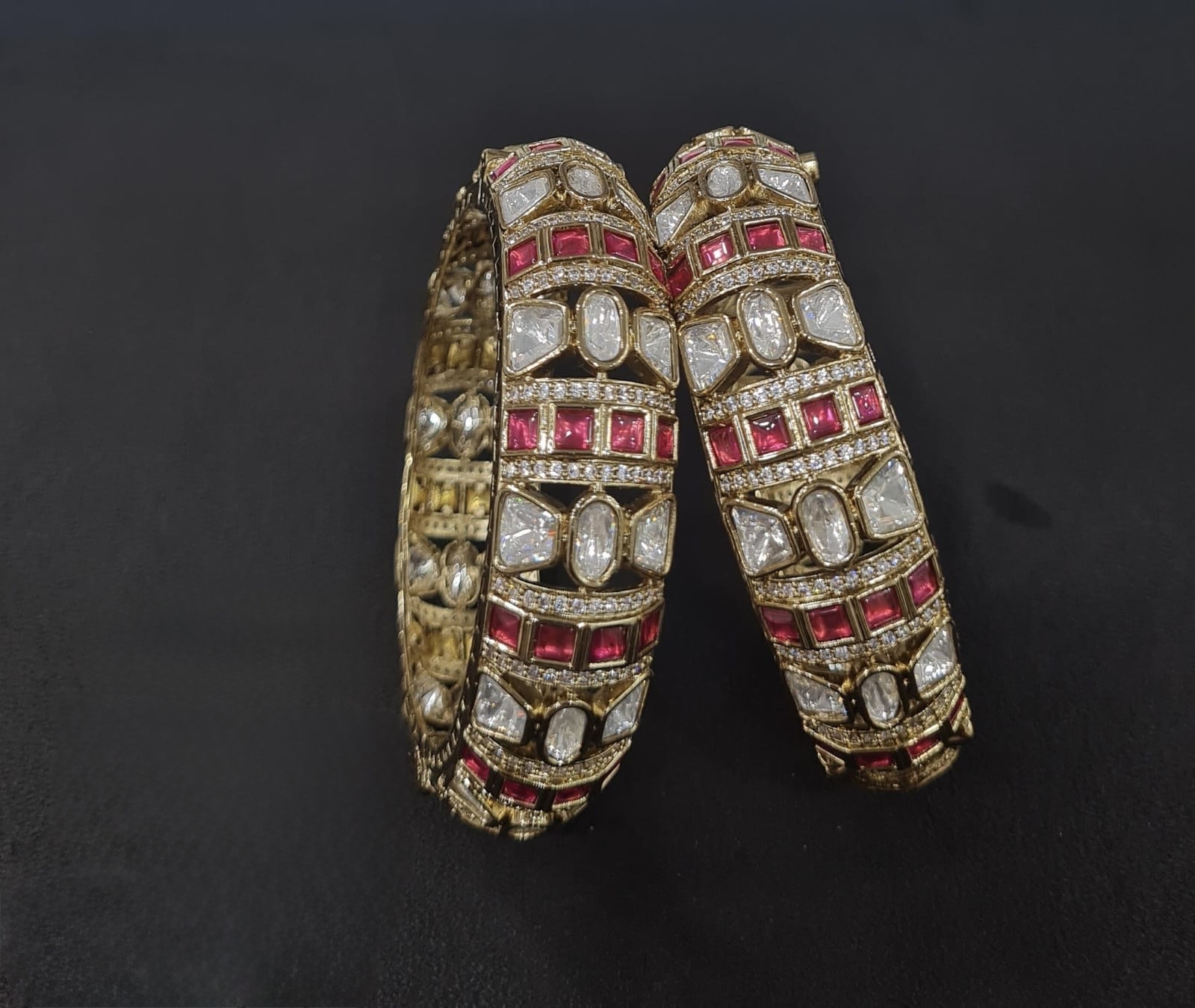 Kundan Bangles 04438