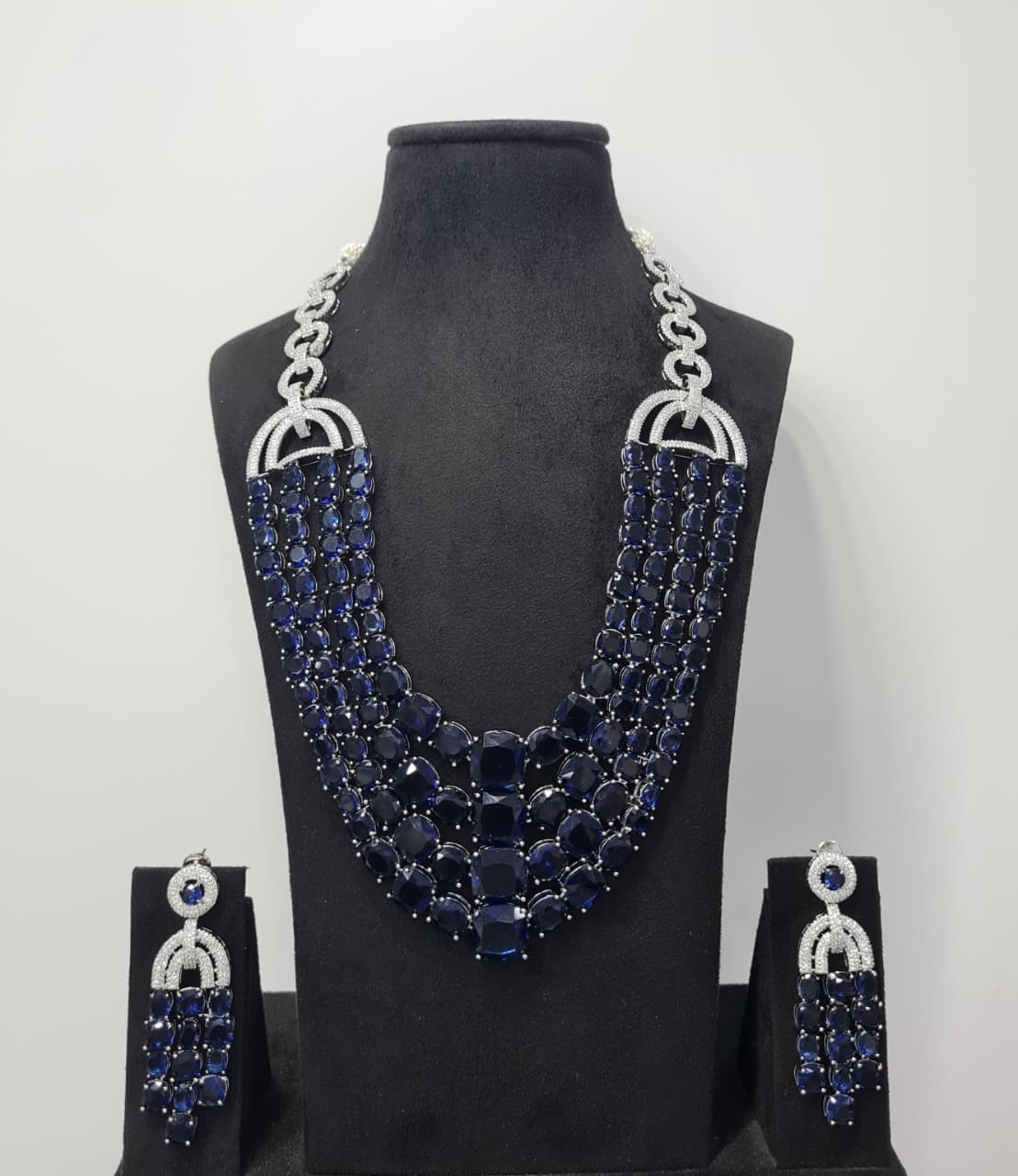 Cz Necklace 06671 - 6