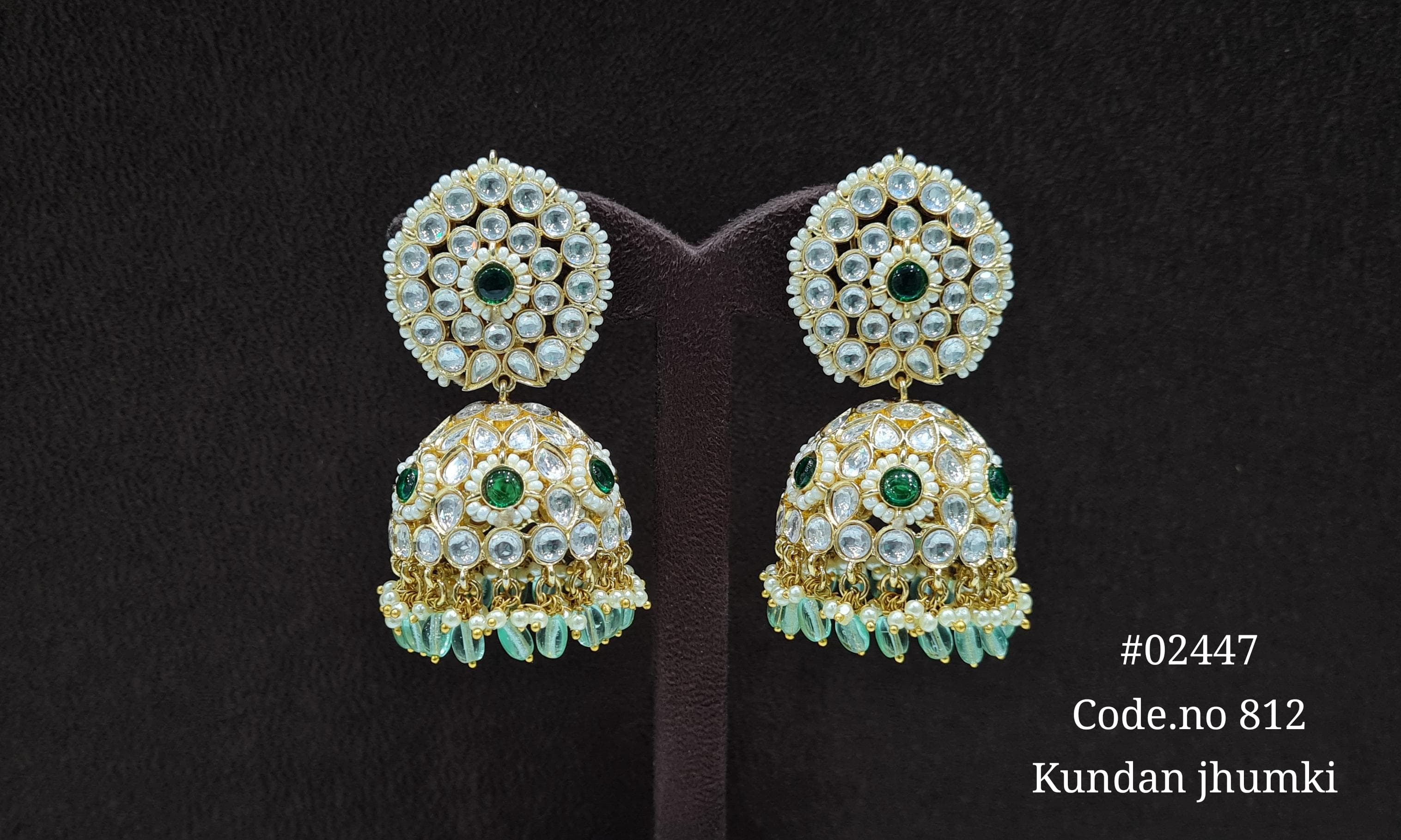 Kundan Jhumka 02447 - 5