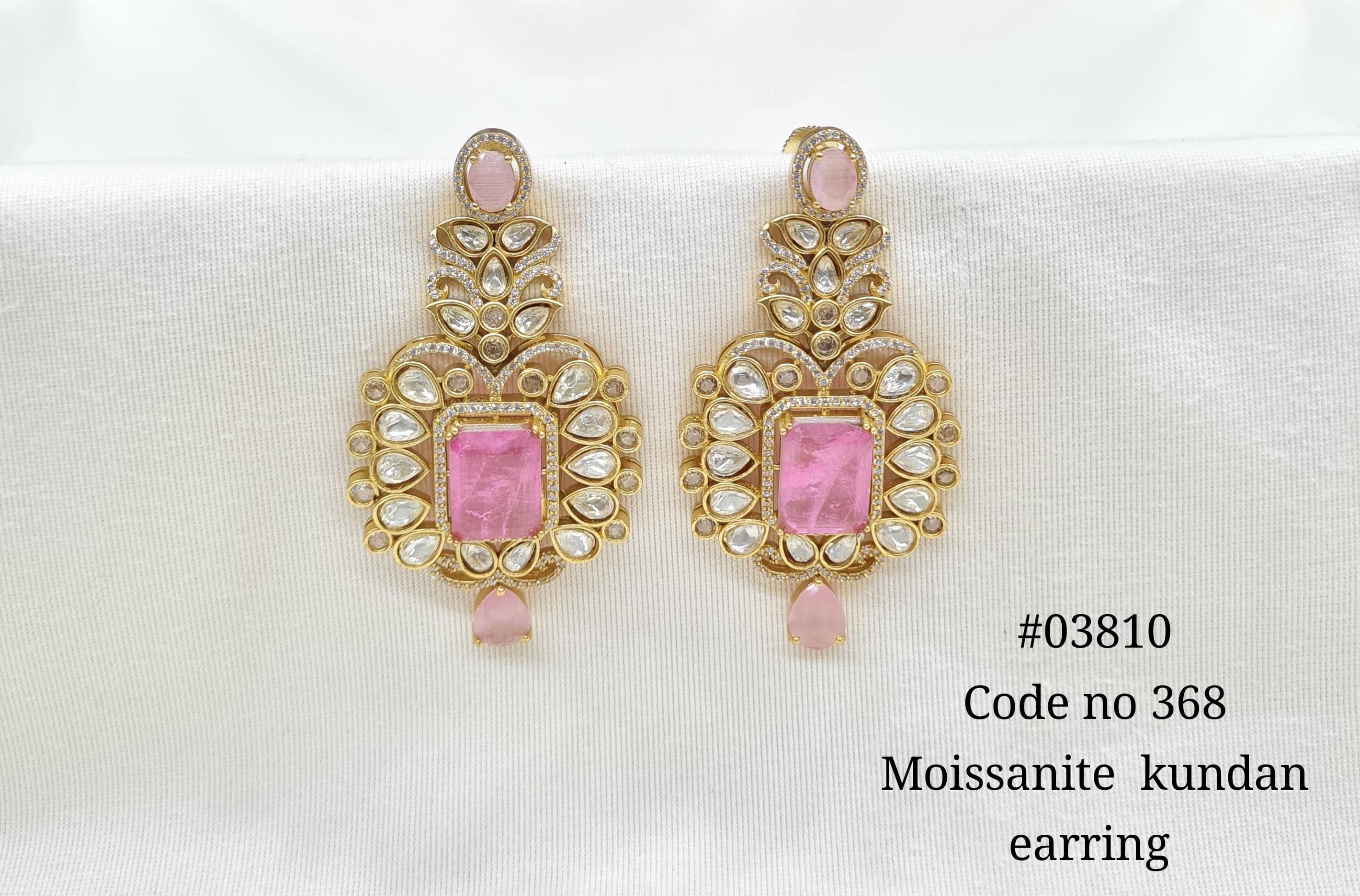 Kundan Earrings 03810 - 9