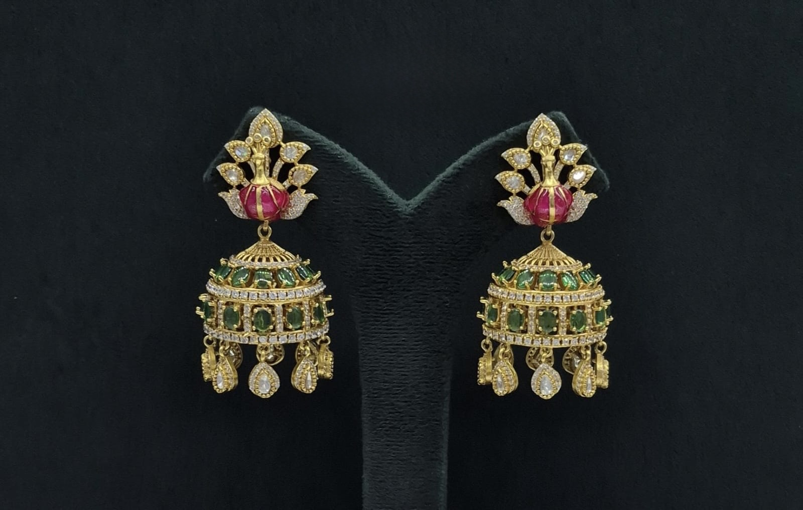 Peacock Earrings 08409