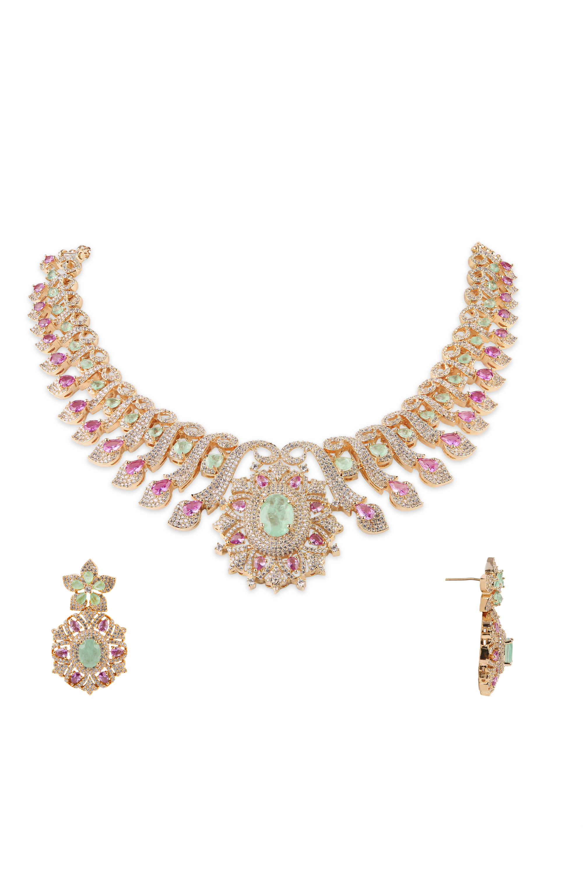 Cz Necklace 10575 - 3