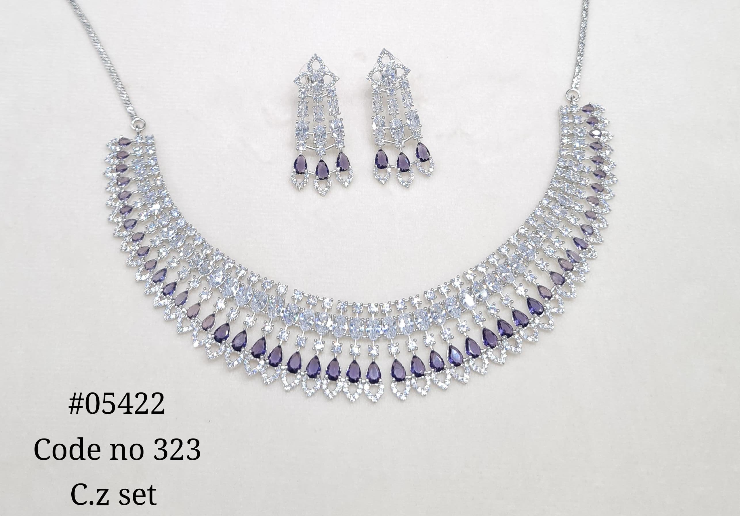 Cz Necklace 05422 - 5