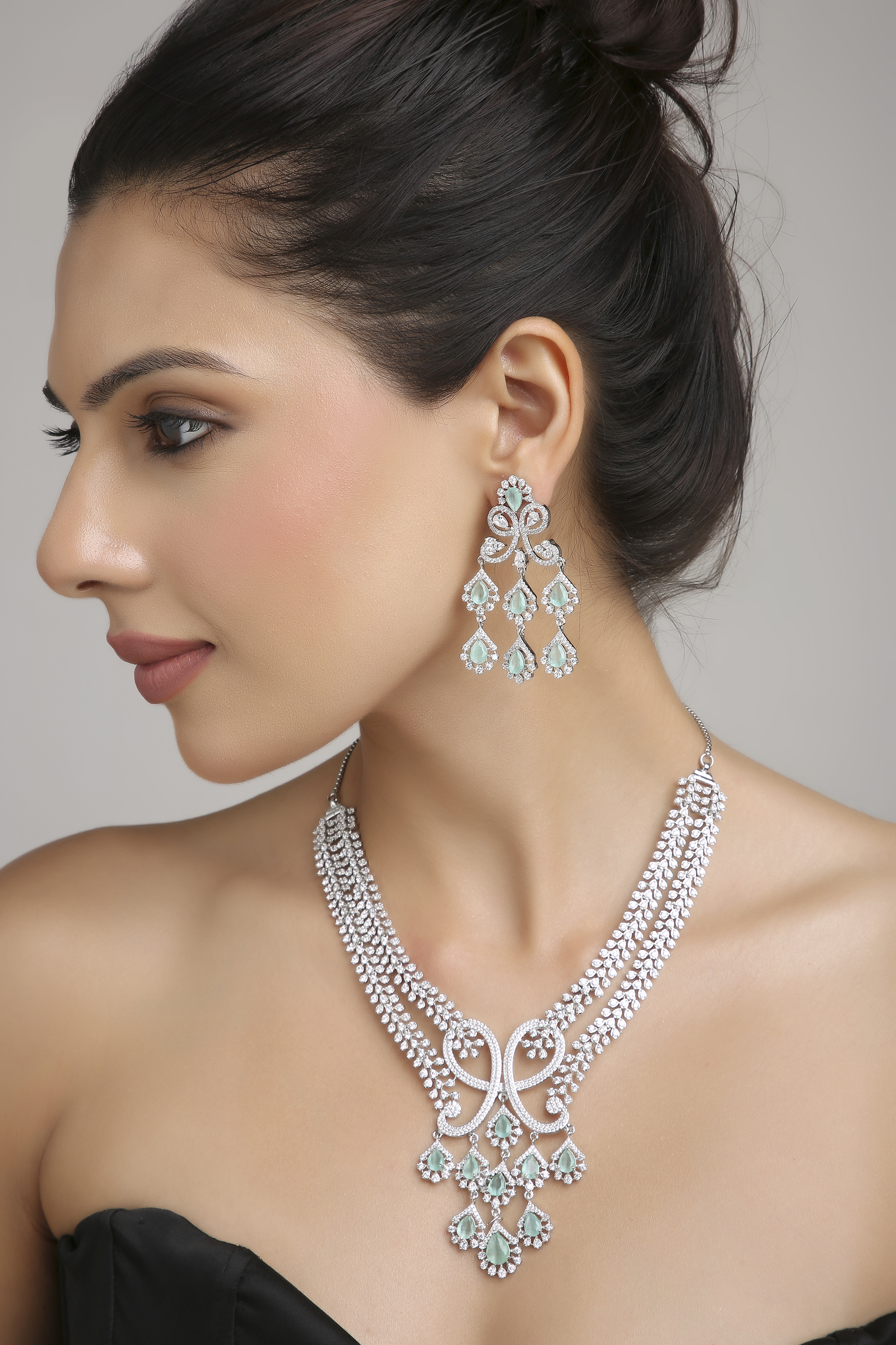 Cz Necklace 07509 - 11