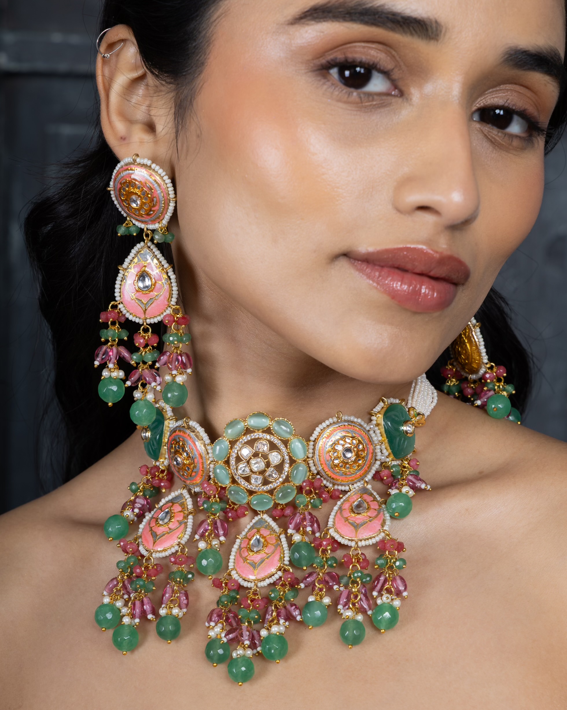 Meenakari Choker 07236