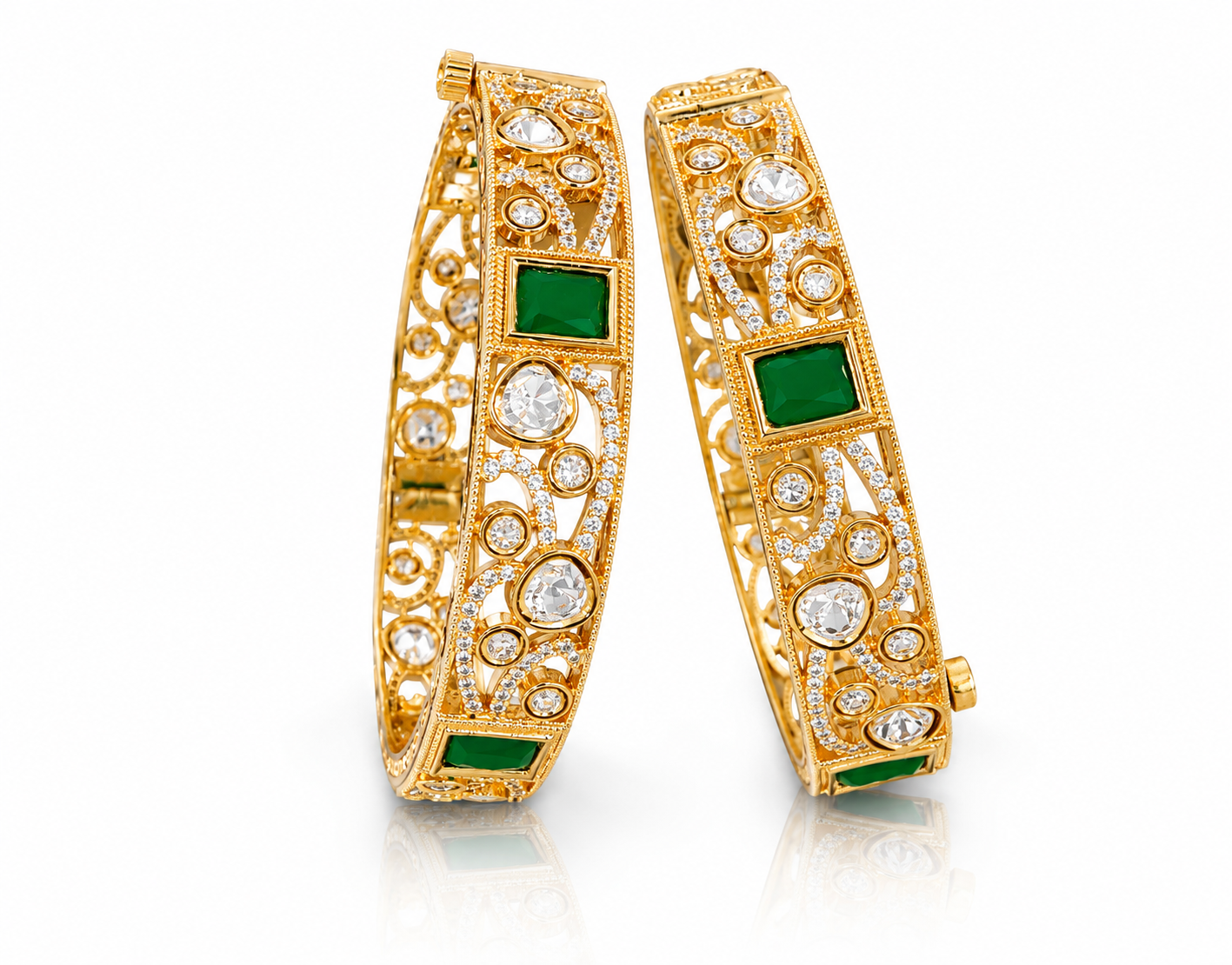 Kundan Bangles 00271 - 5