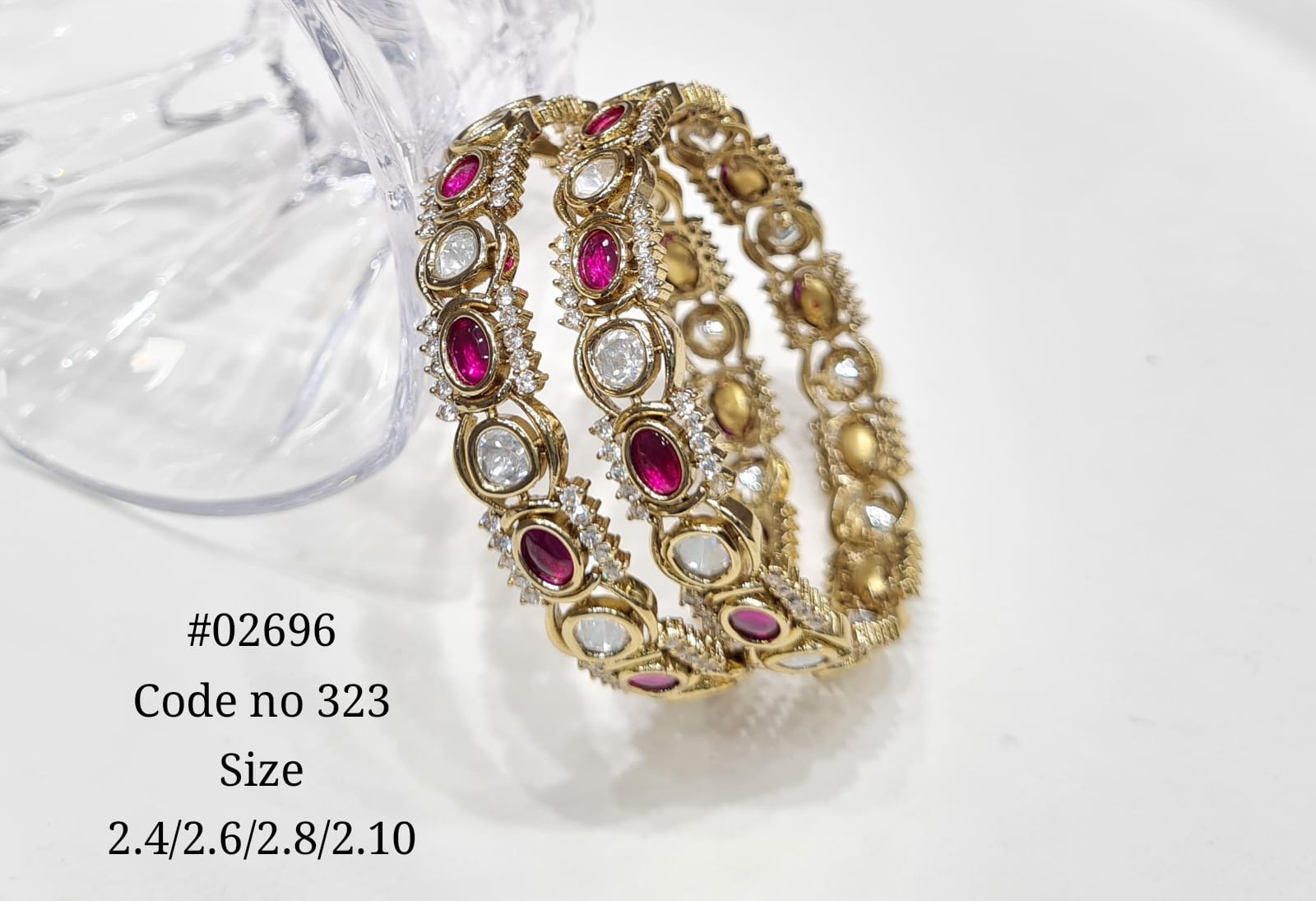 Kundan Bangles 02696