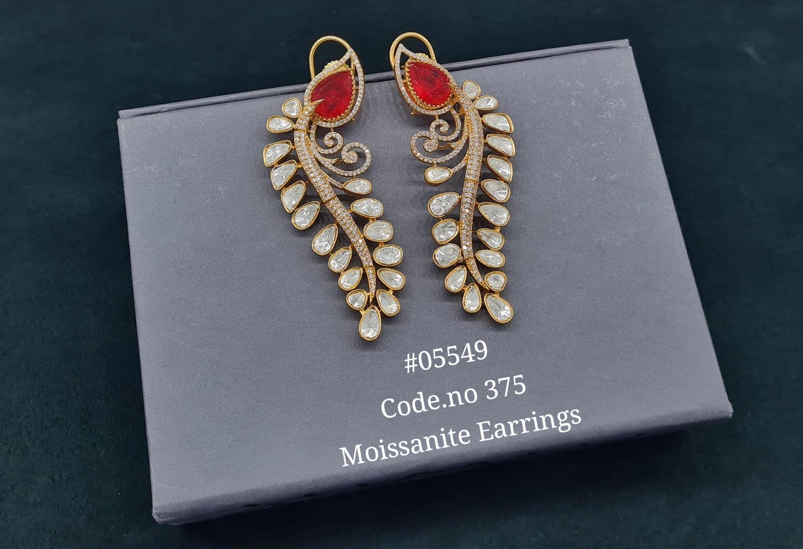 Moissanite Earrings 05549 - 5