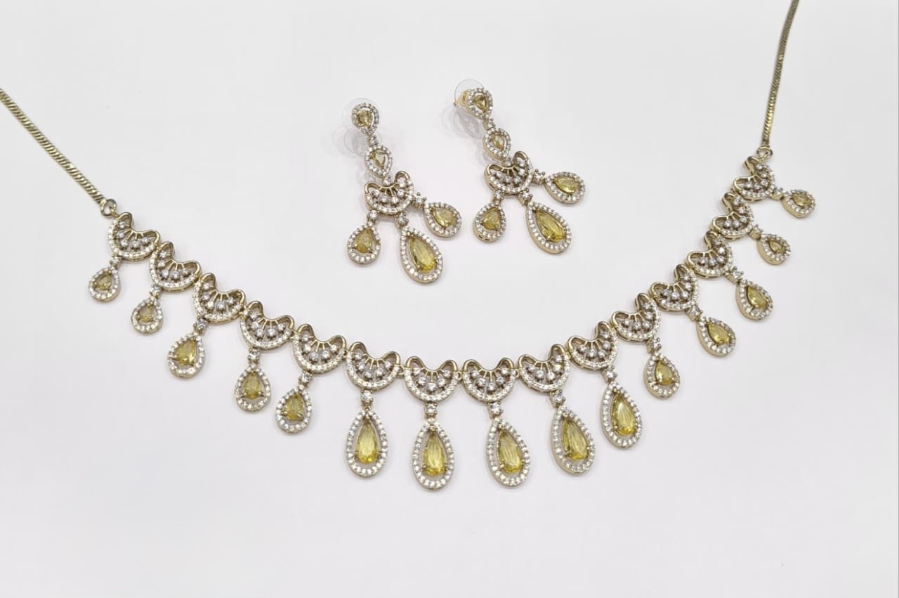Cz Necklace 11114 - 12