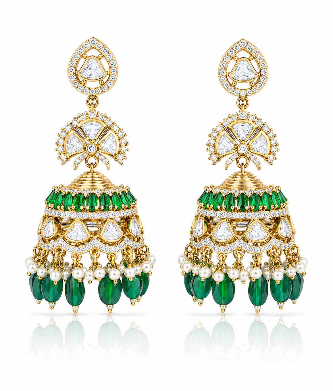 Kundan Jhumka 00536 - 15