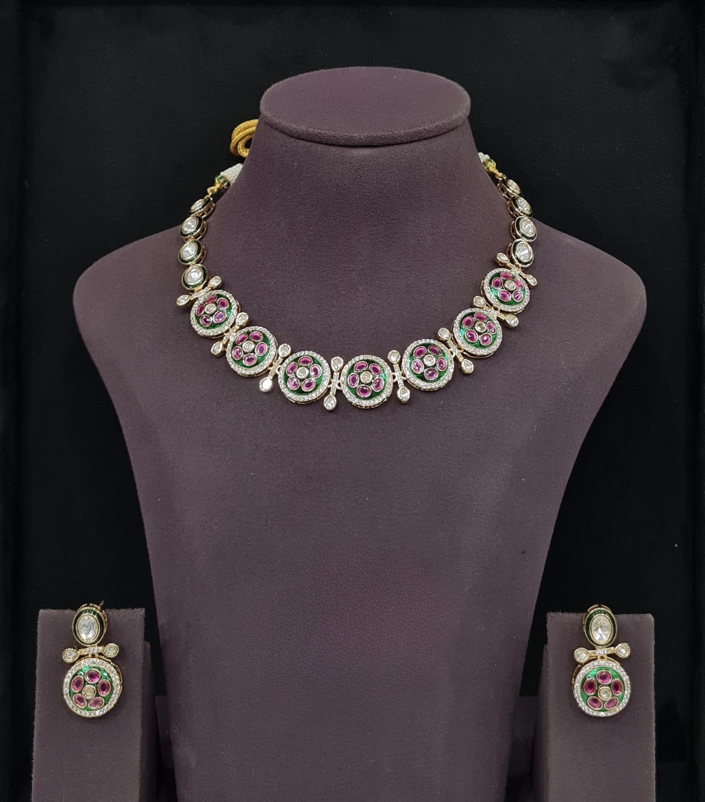 Kundan Necklace 11185 - 2