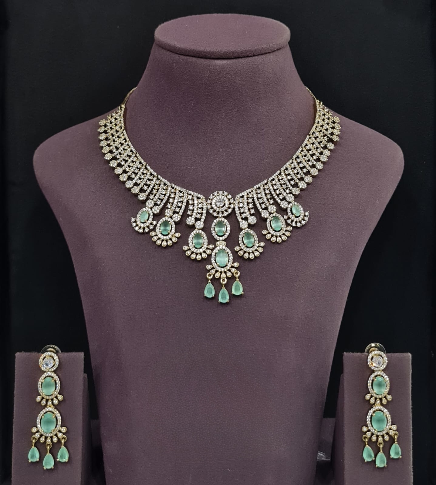 Cz Necklace 11109 - 3