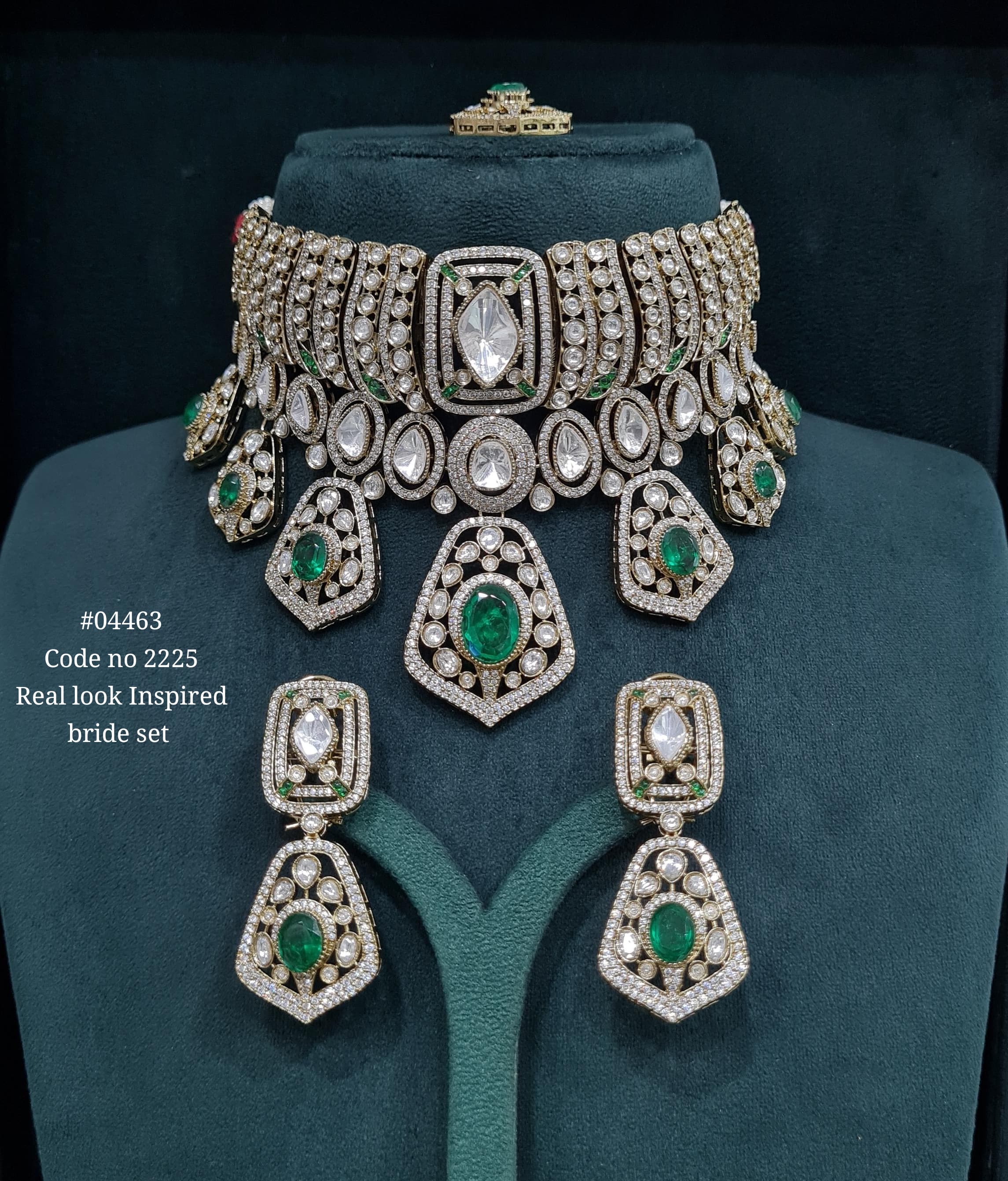 Kundan Necklace 04463 - 3