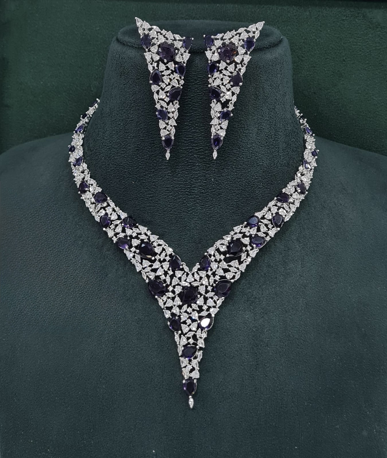Cz Necklace 10103 - 6