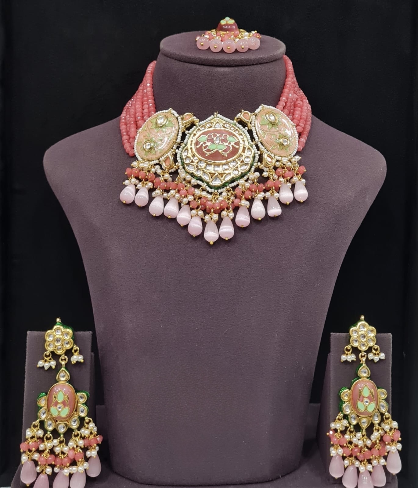 Meenakari Necklace 10706 - 7