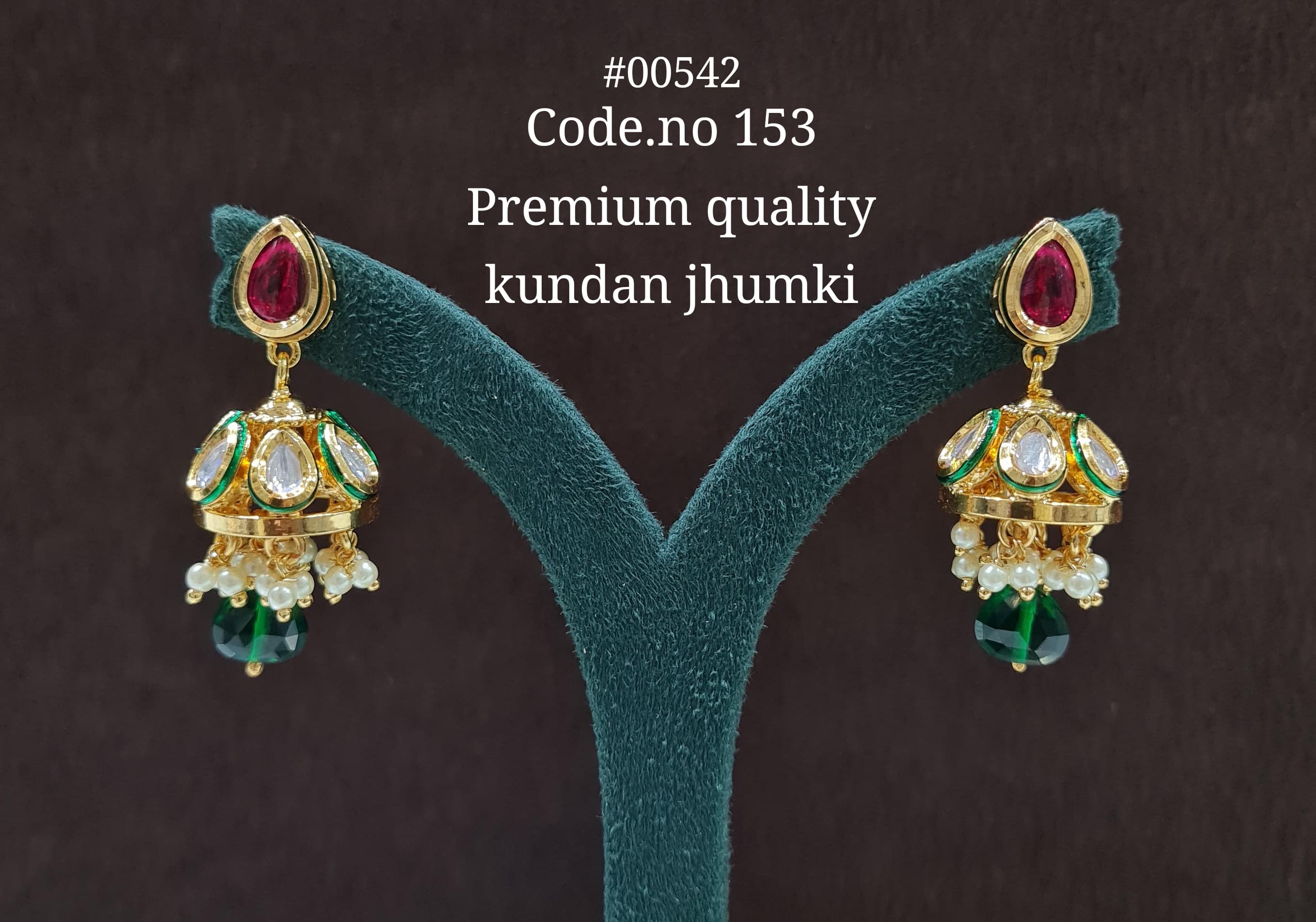 Kundan Jhumka 00542
