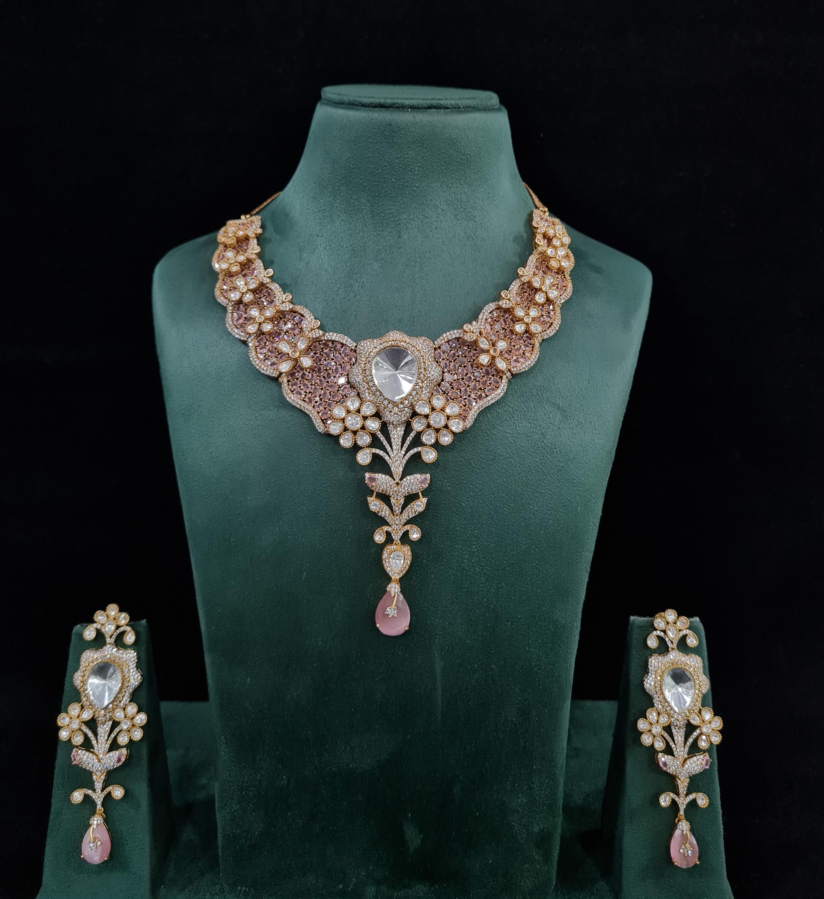 Kundan Bride set 02585 - 3