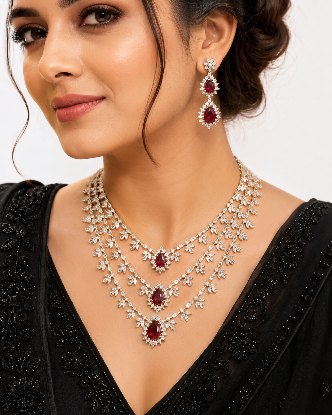 Cz Necklace 10972 - 11