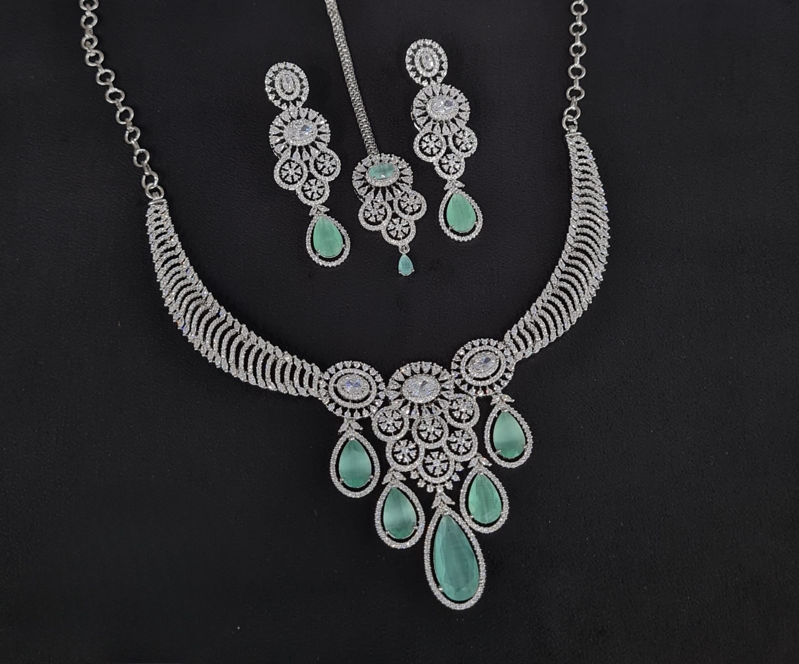 Cz Necklace 10257 - 4