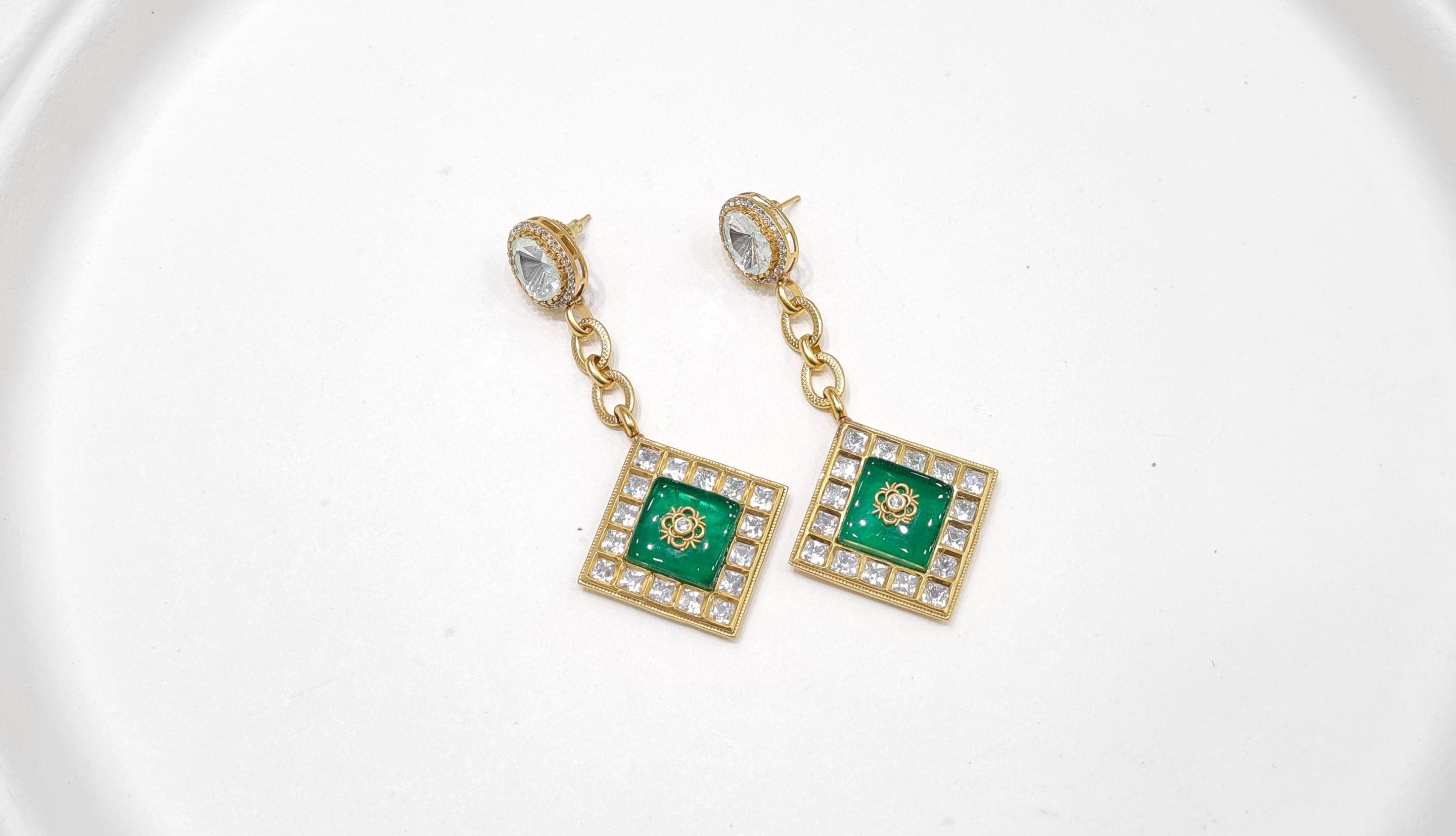 Kundan earring 02561 - 5