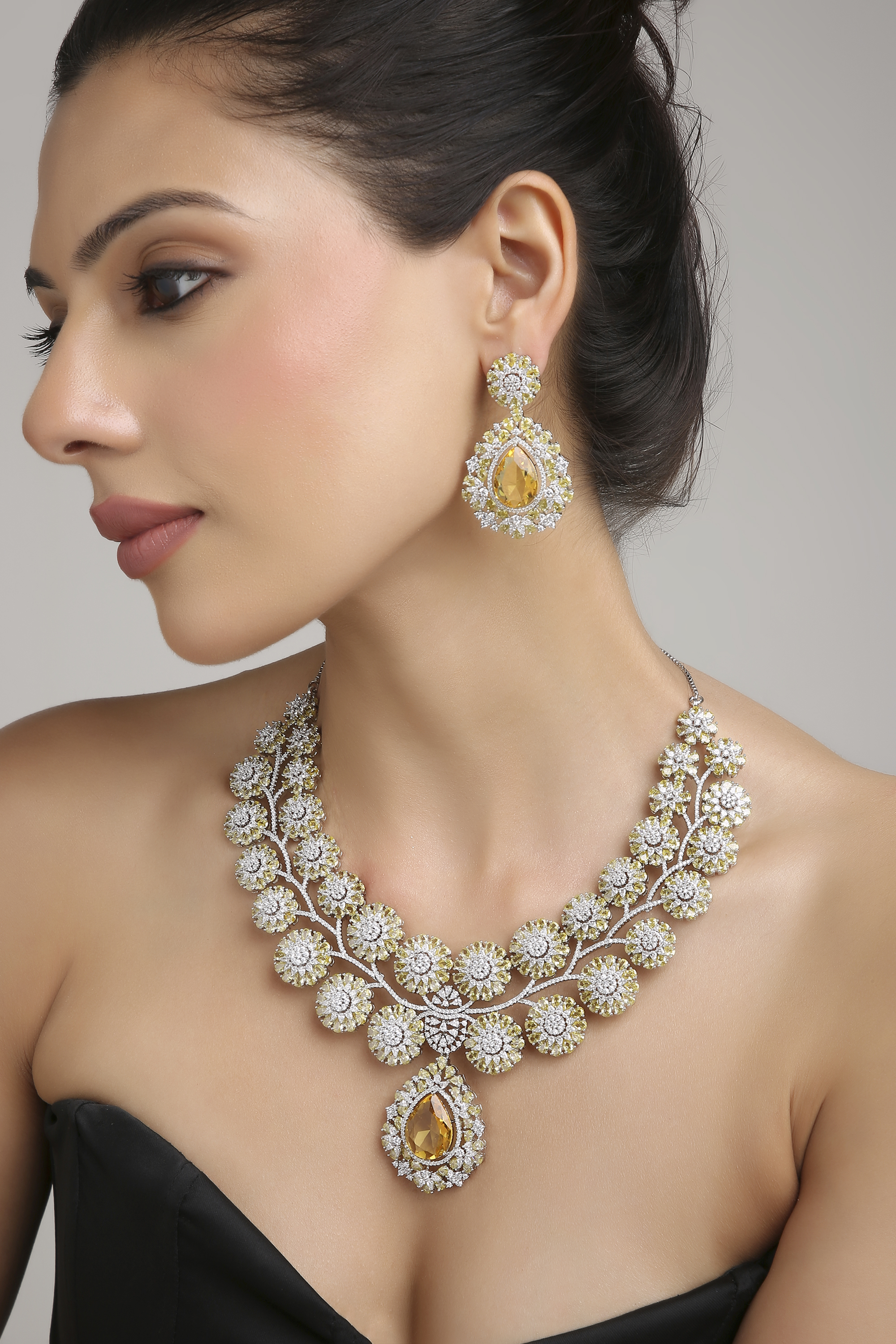 Cz Necklace 06270 - 10