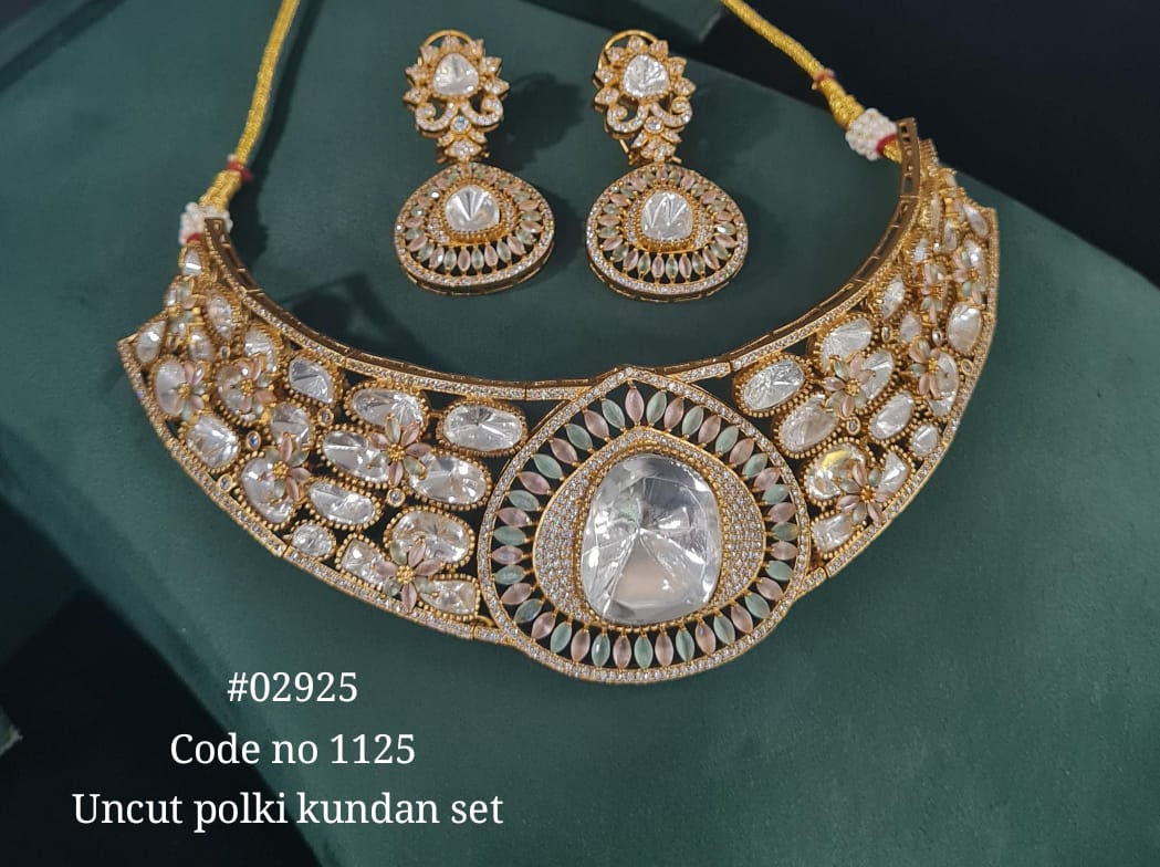 Kundan necklace 02925 - 6