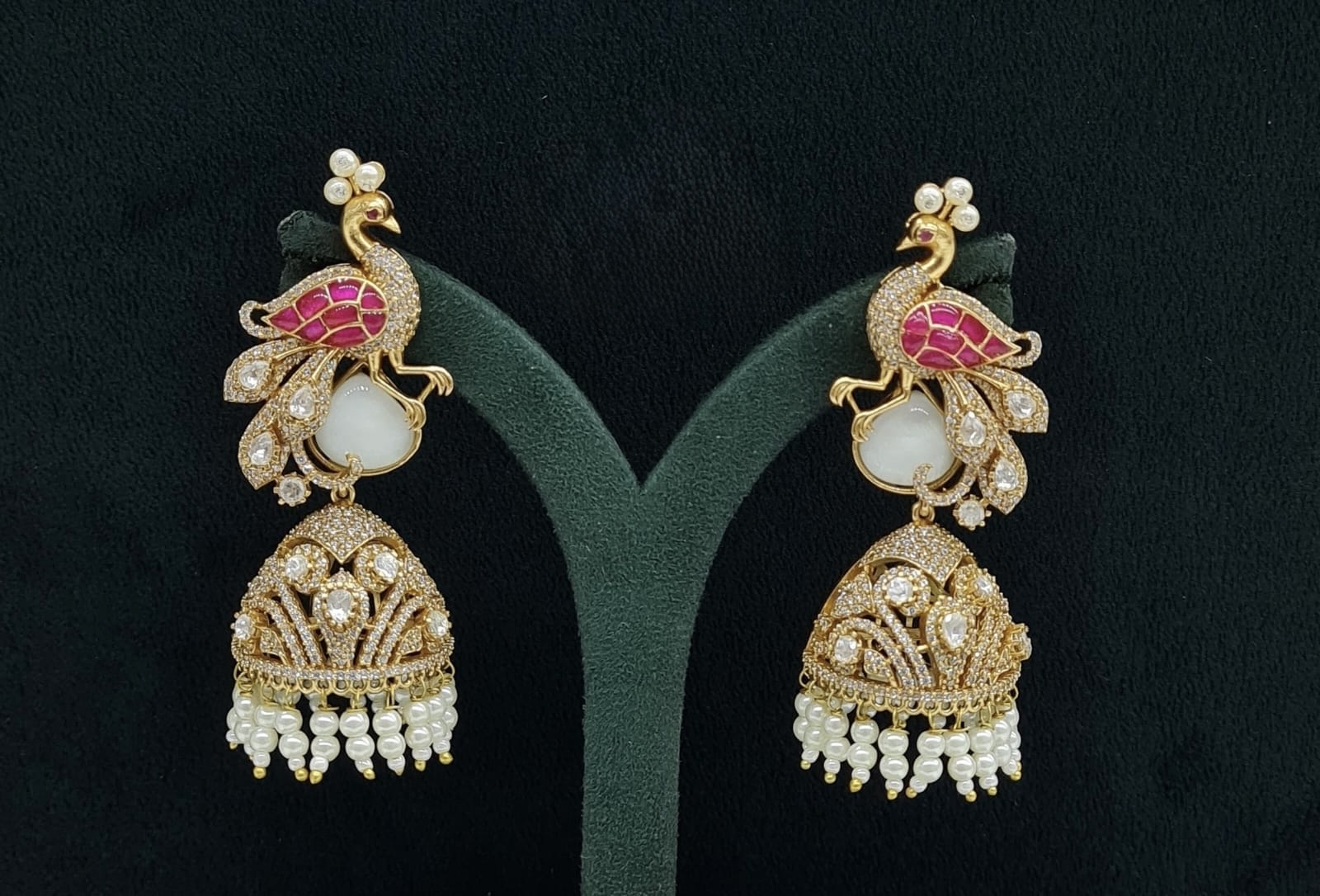 Kundan Earrings 06492 - 10