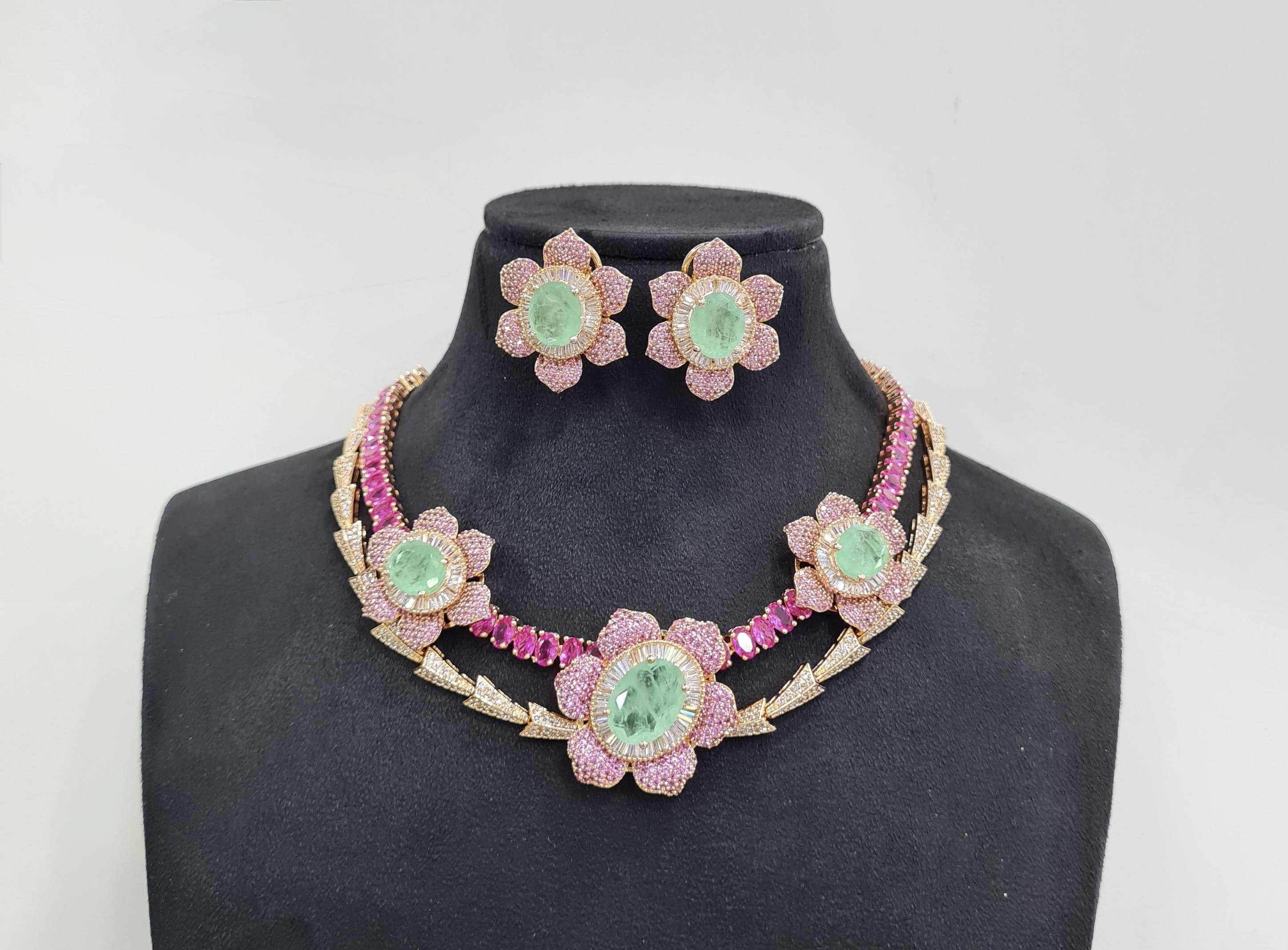 Cz Necklace 10245 - 4