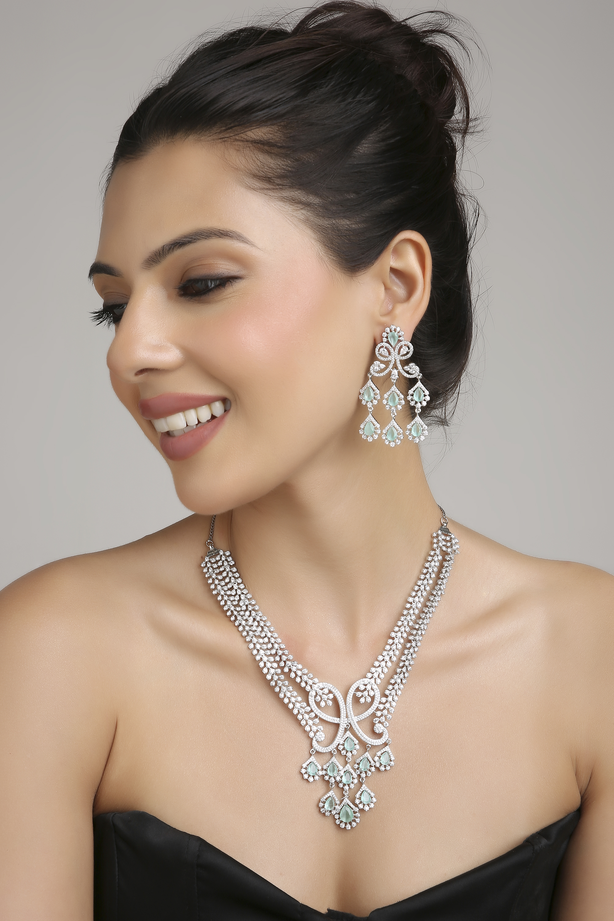 Cz Necklace 07509 - 12