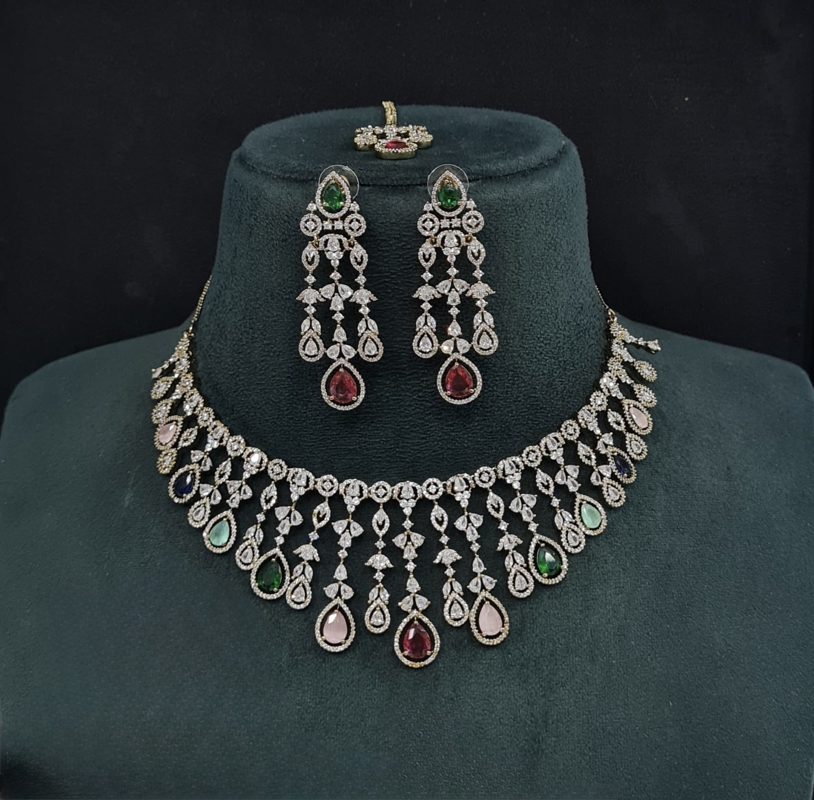 Cz Necklace 10259 - 17