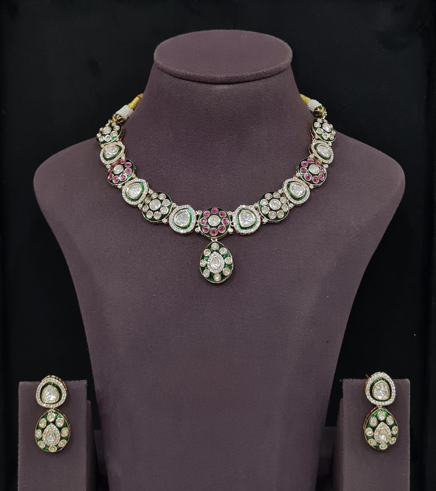 Kundan Necklace 11186 - 2