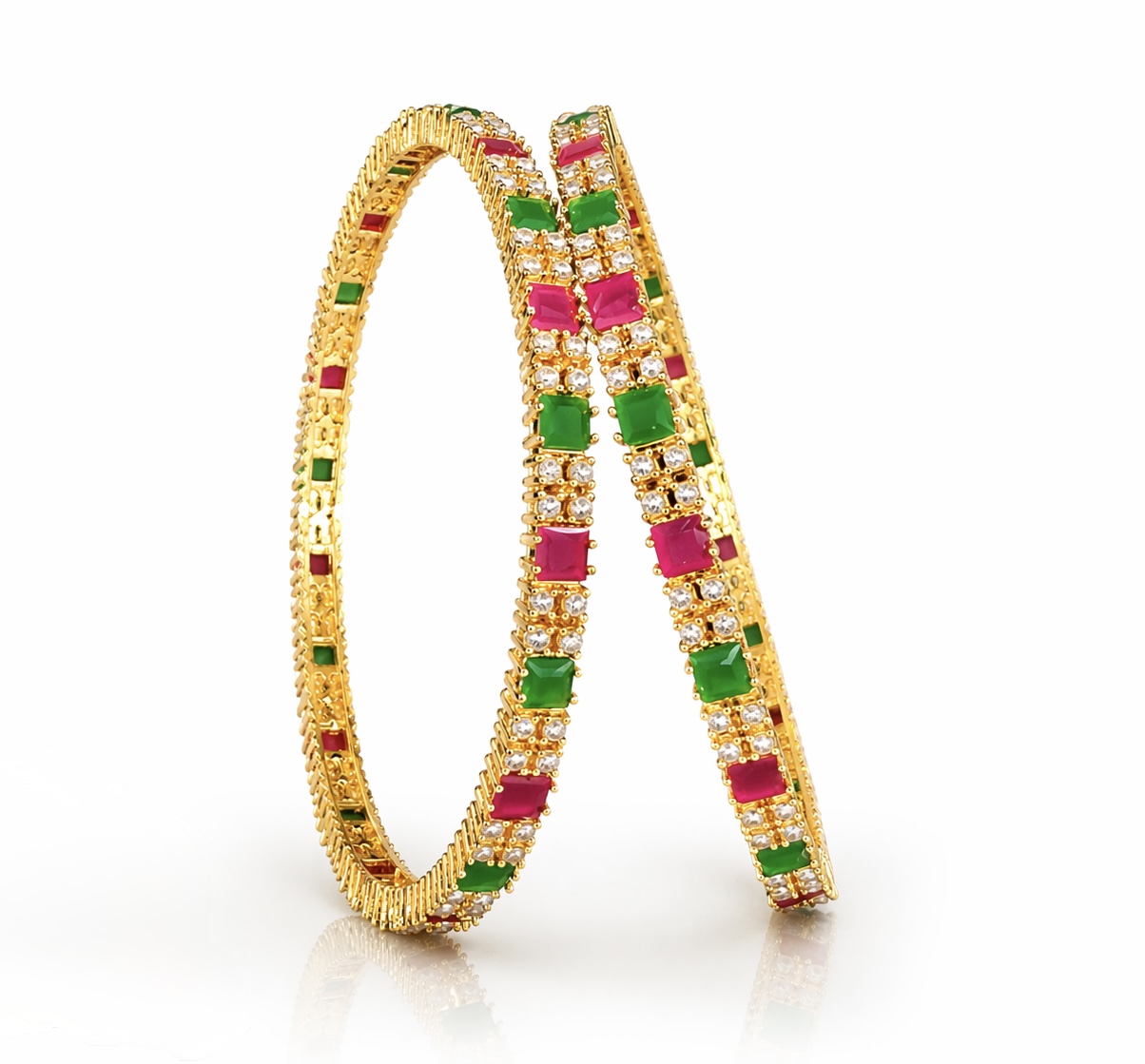 Cz Bangles 09653 - 3