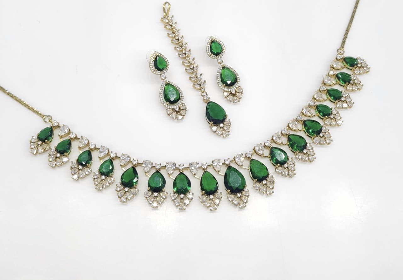 Cz Necklace 06683 - 8