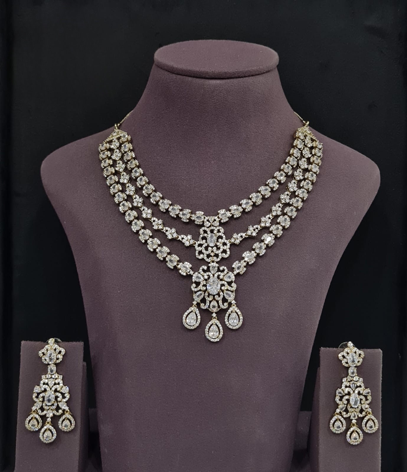 Cz Necklace 11113 - 5