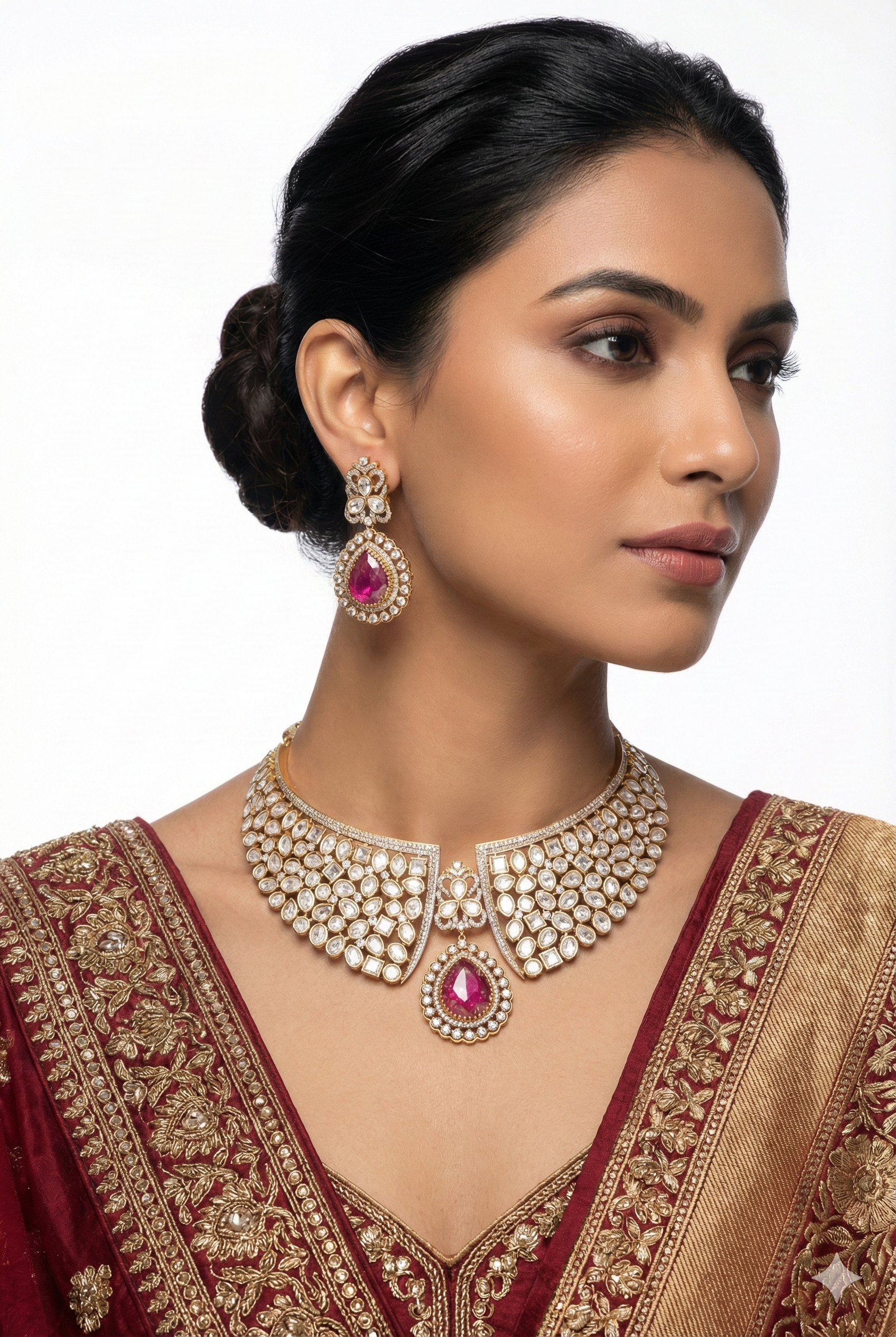 Kundan Necklace 01187 - 15