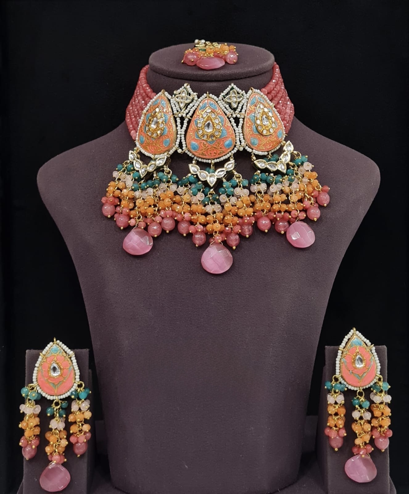 Meenakari Necklace 10963 - 3