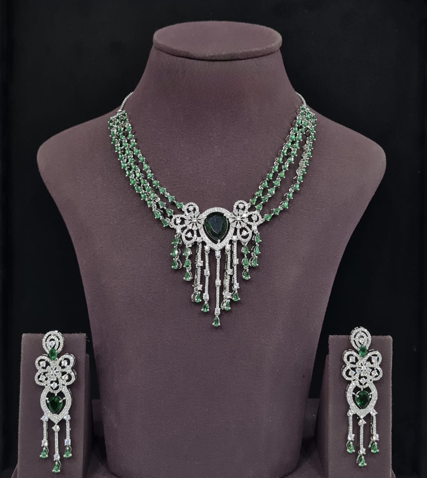 Cz Necklace 11410 - 7