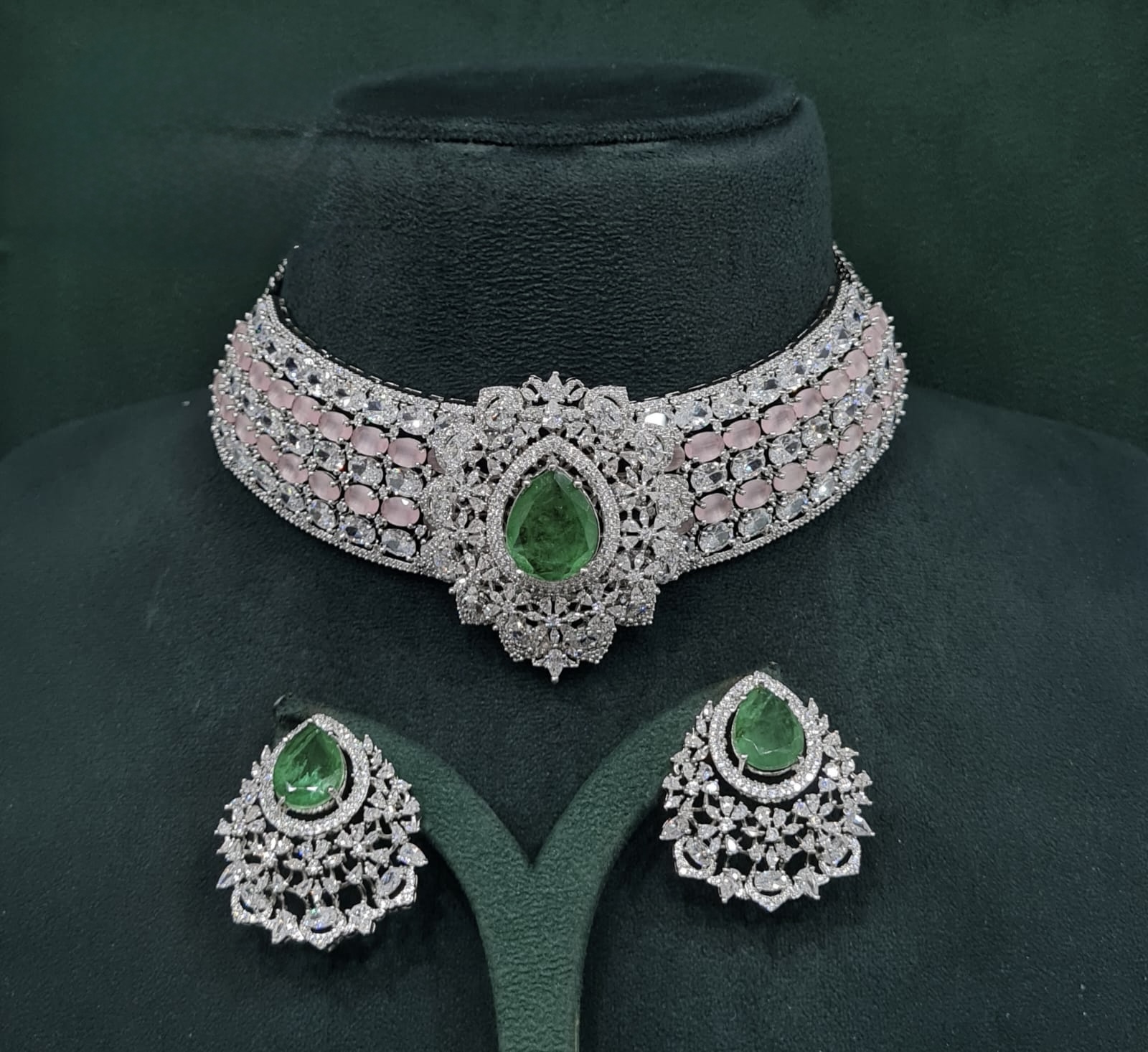Cz Necklace 10358 - 8