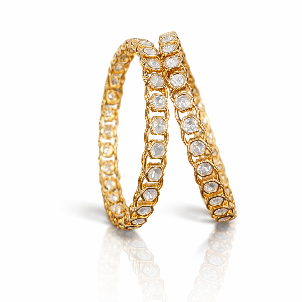 Kundan Bangles 06060