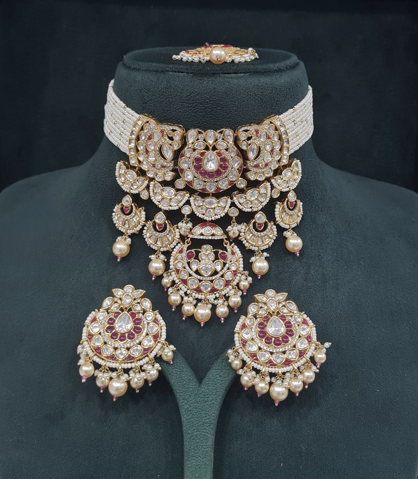 Kundan Necklace 02263 - 6