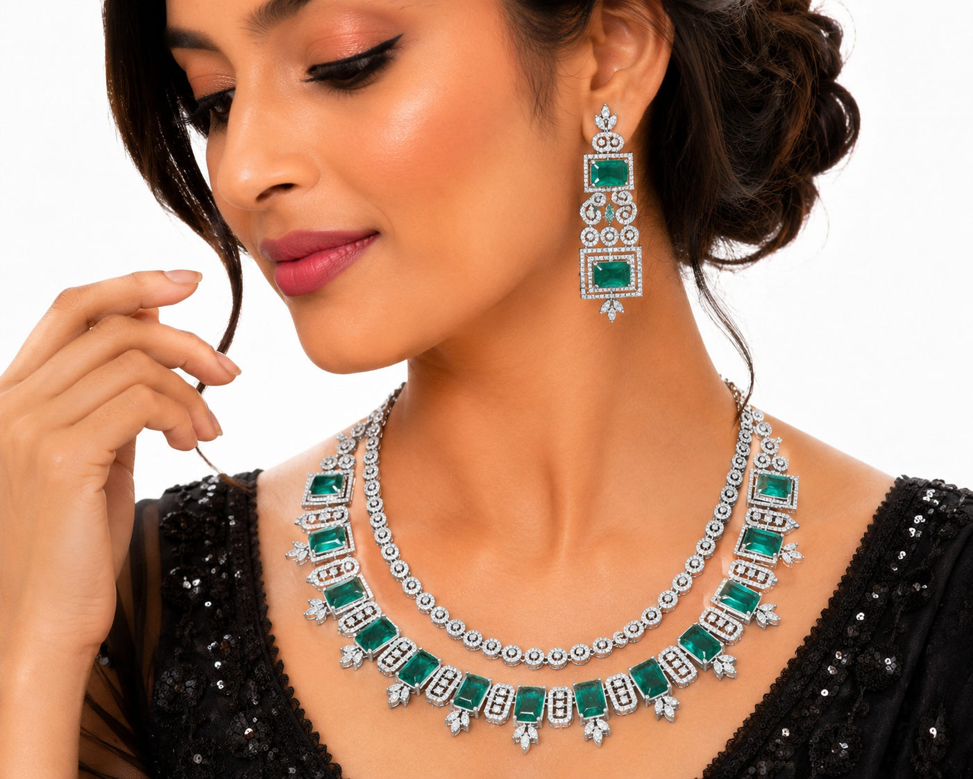 Cz Necklace 03841 - 4