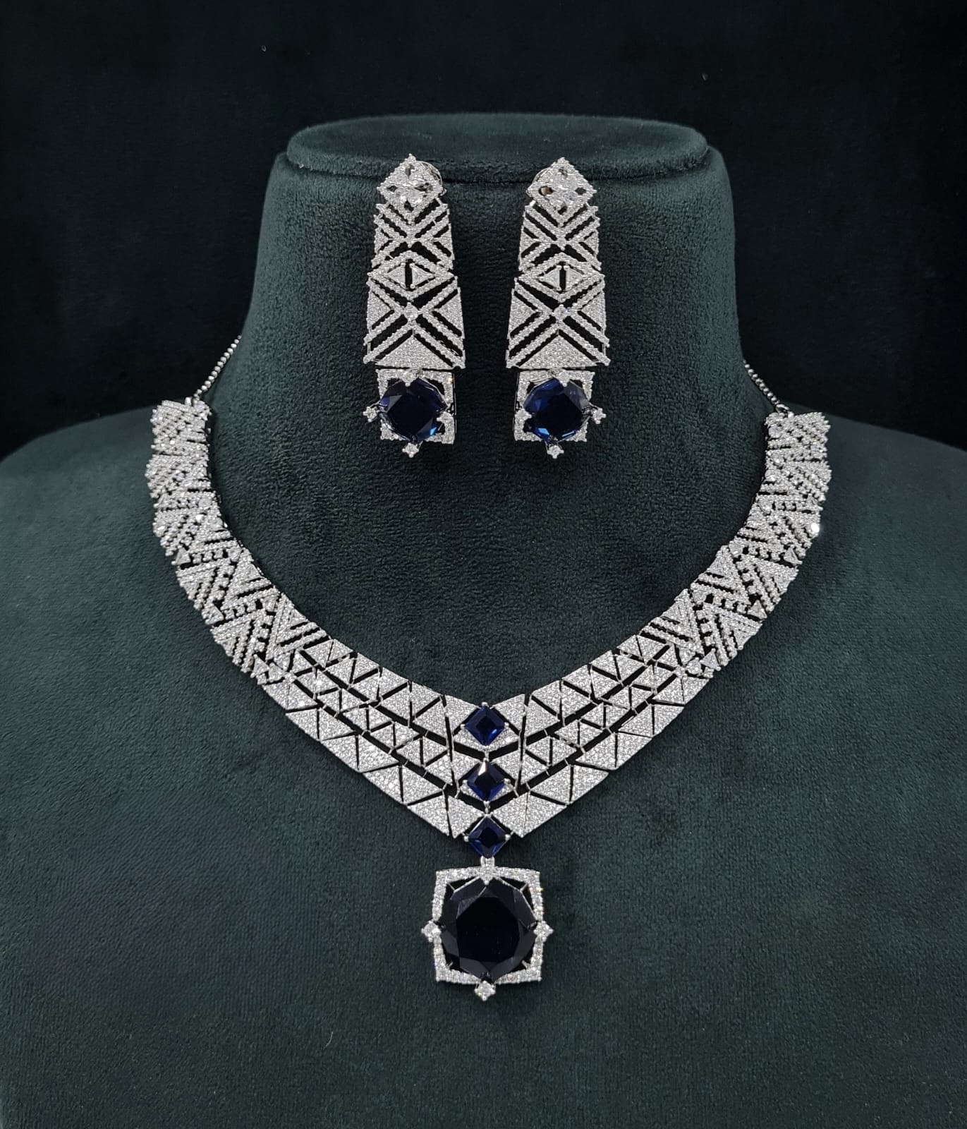 Cz Necklace 06094 - 9