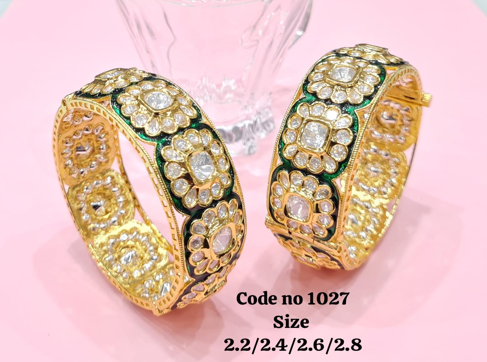 Kundan Bangles 00146