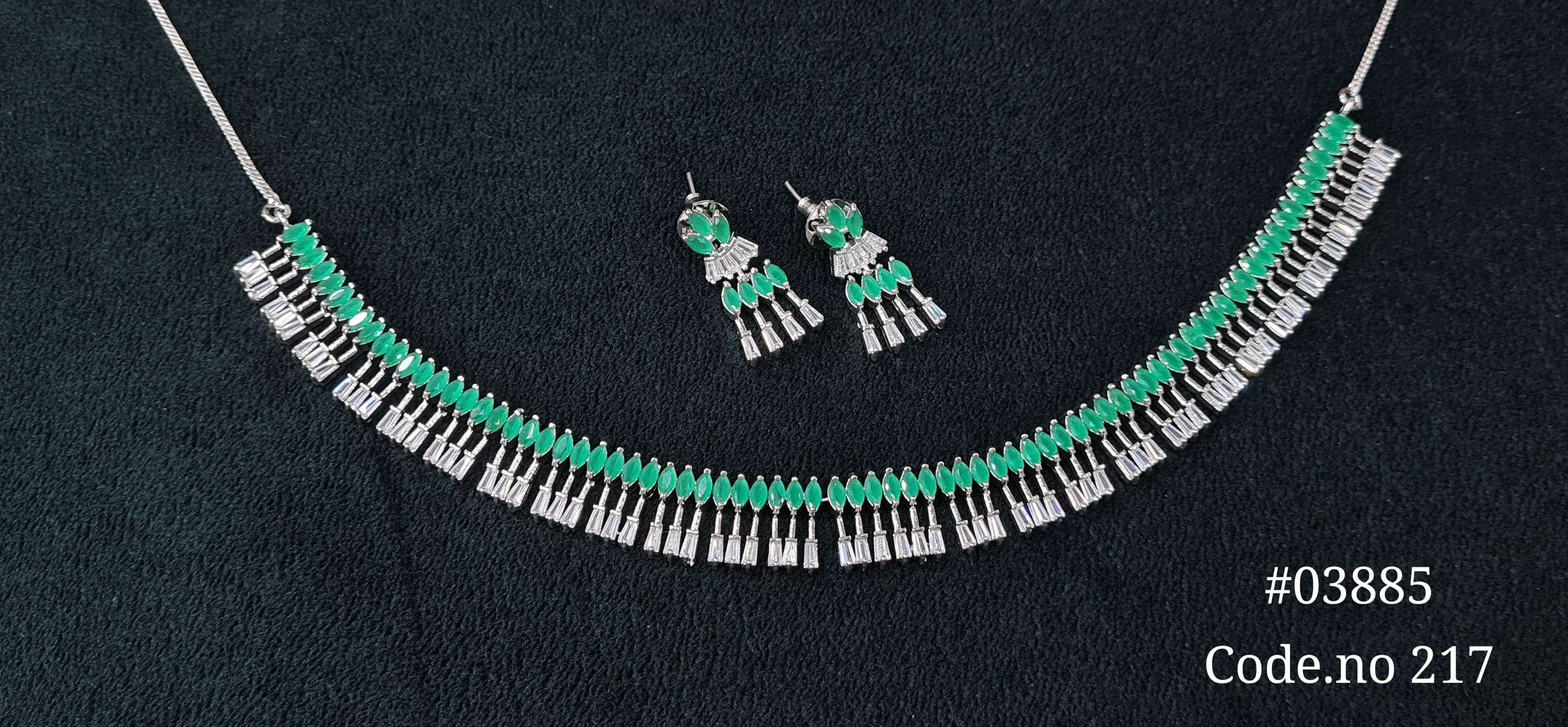 Cz Necklace 03885 - 4