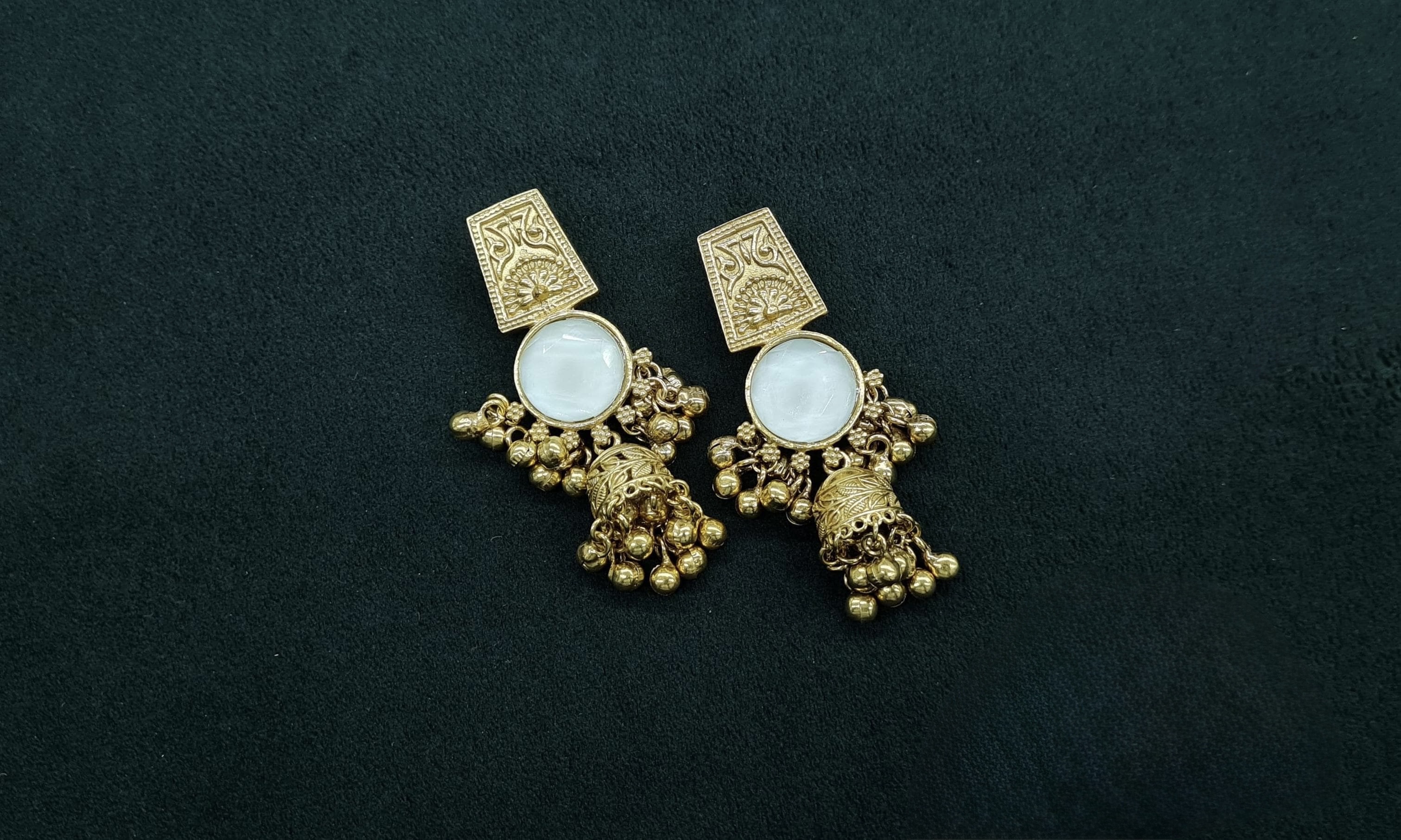 Kashmiri Earrings 08917 - 3