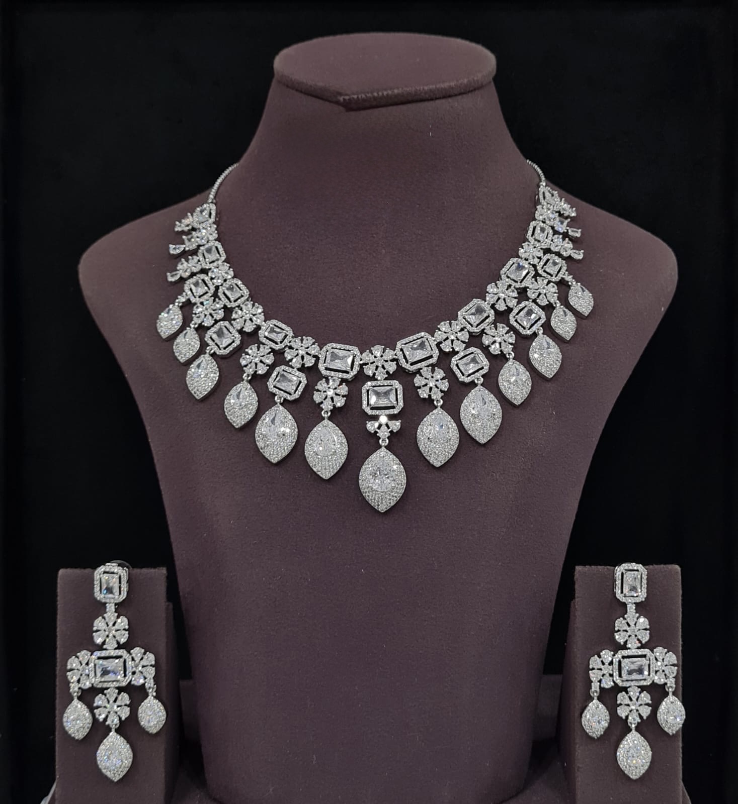 Cz Necklace 11649 - 8