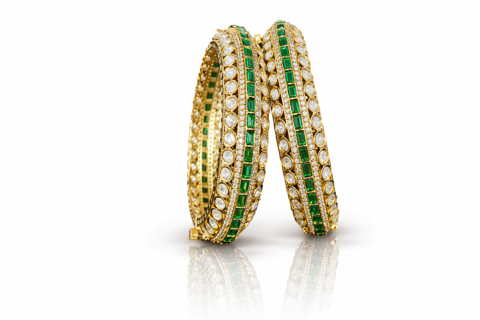 Kundan bangle 02531 - 3