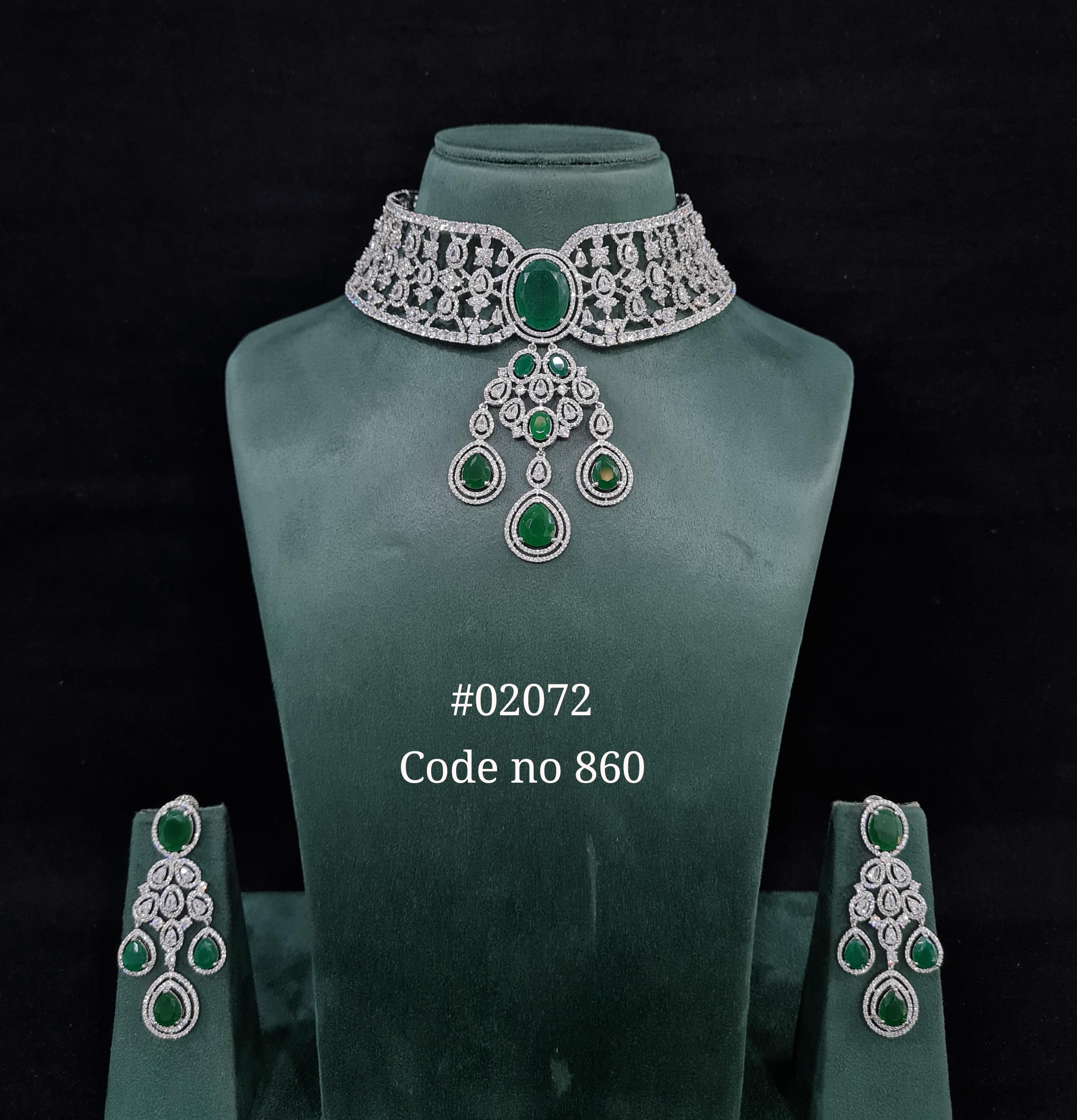 CZ Necklace 02072 - 4