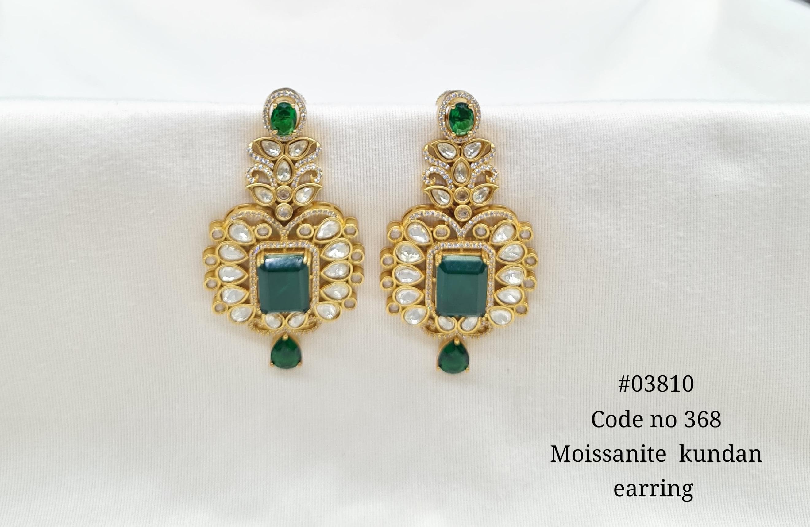 Kundan Earrings 03810 - 6