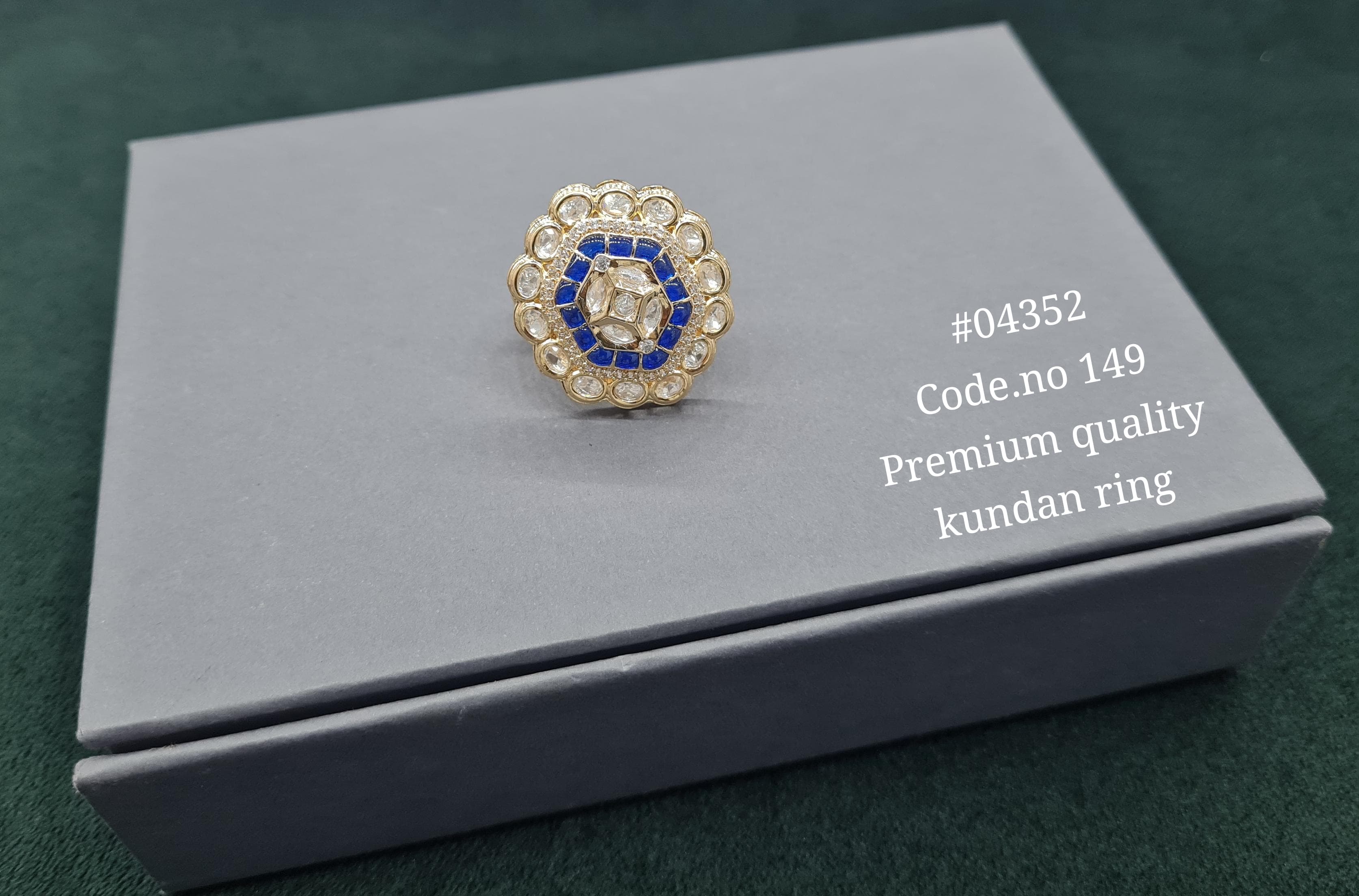 Kundan Fingerring 04352